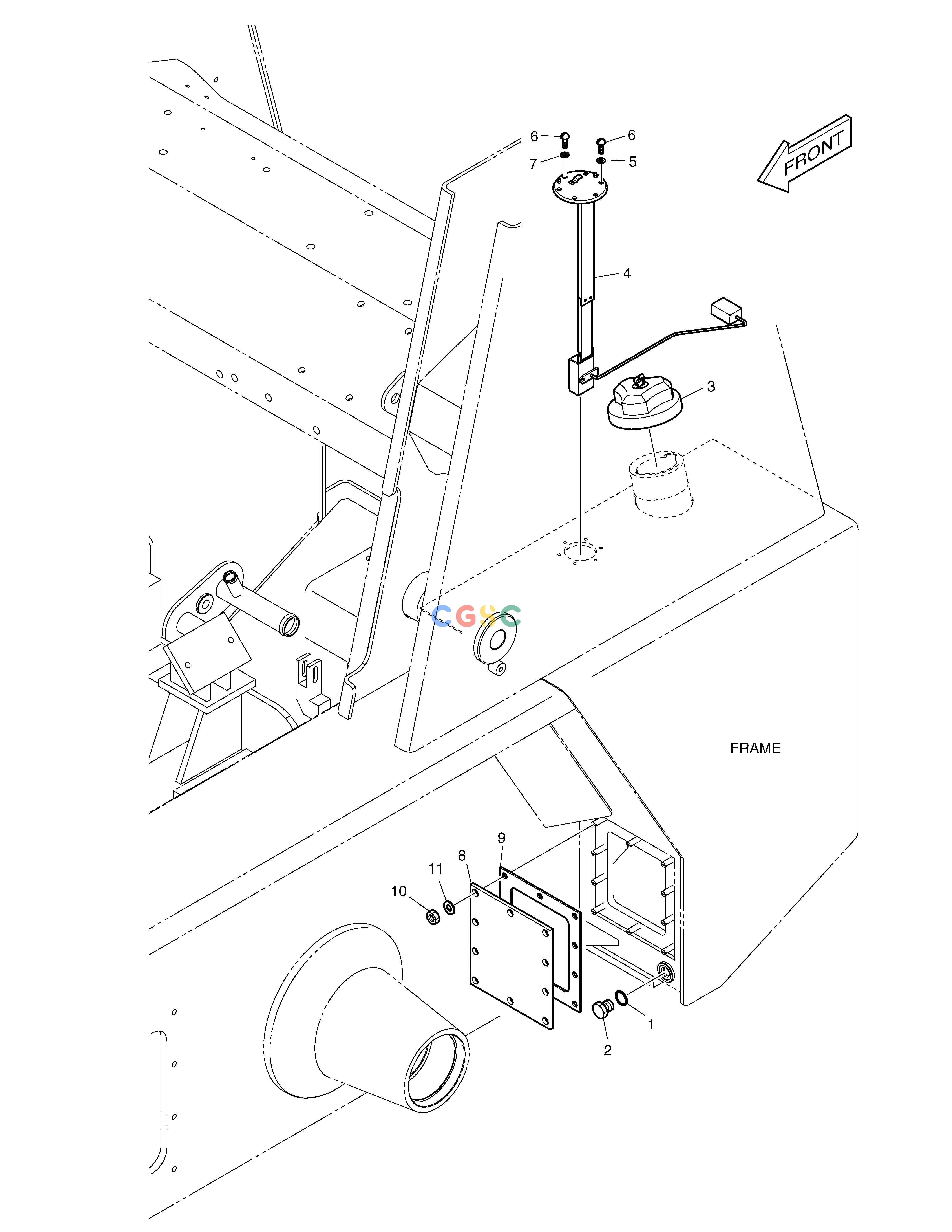 斗山零件查询FUEL TANK 450 PLUS_TIER-3 Doosan parts catalog online