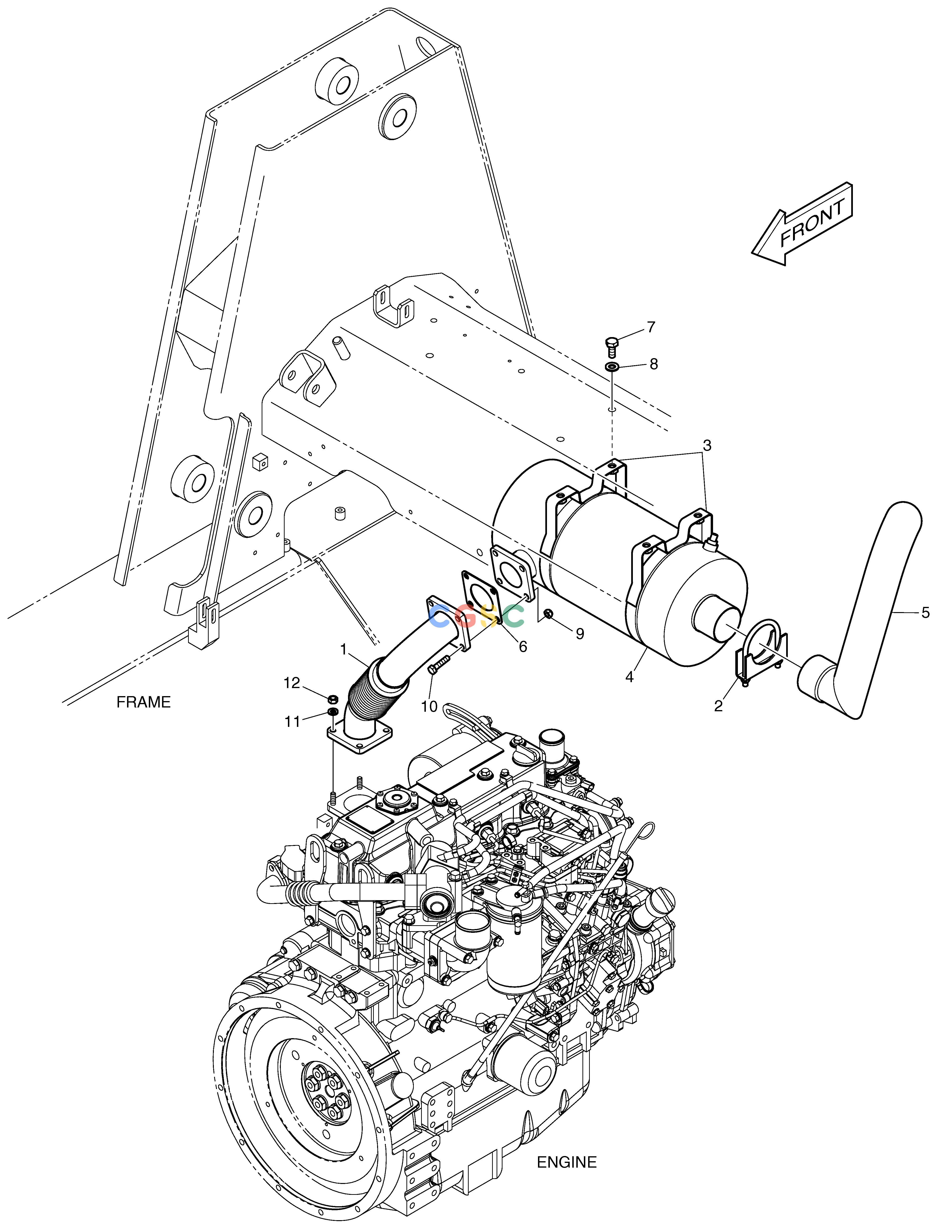 斗山零件查询MUFFLER 450 PLUS_TIER-3 Doosan parts catalog online
