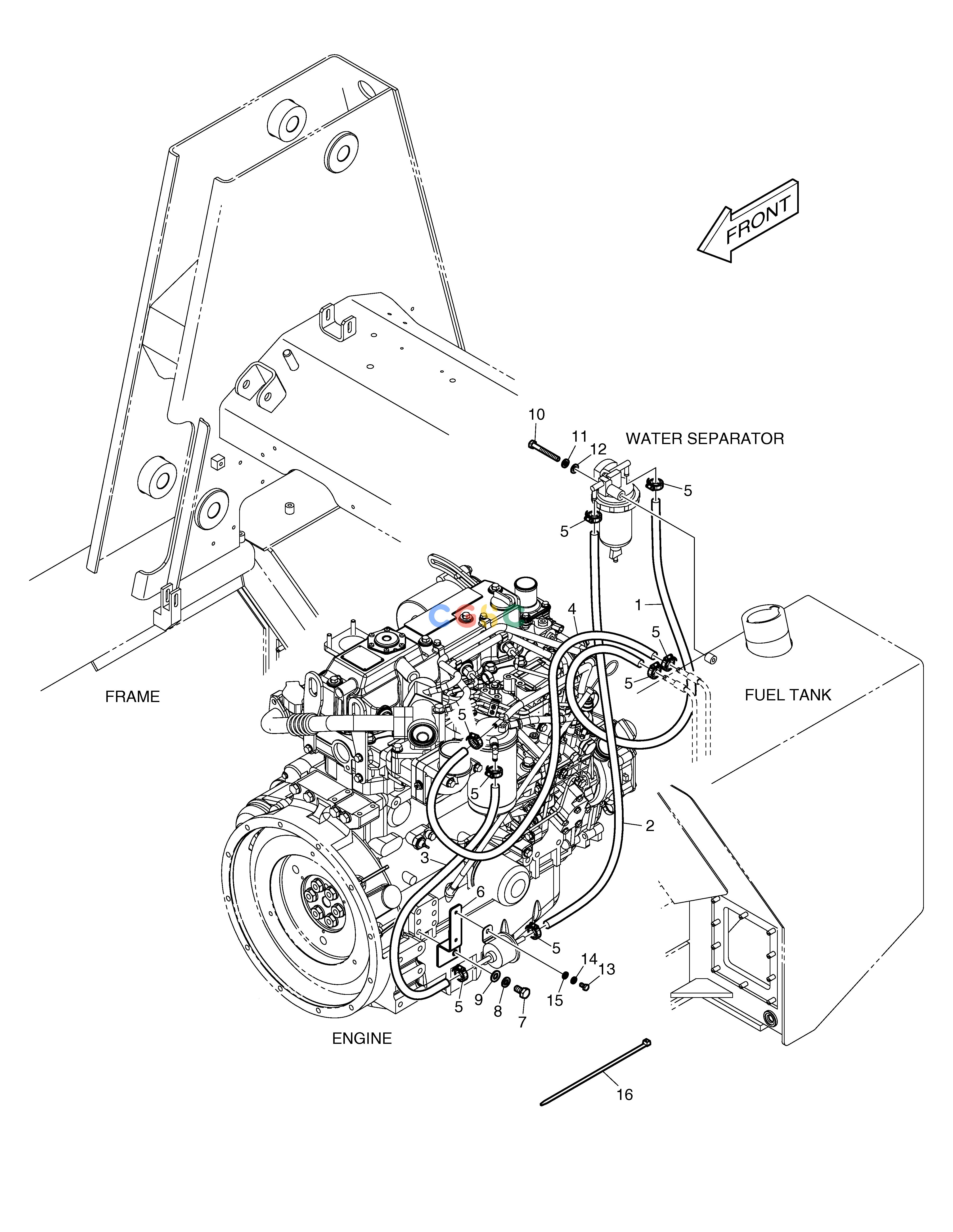 斗山零件查询FUEL PIPING 450 PLUS_TIER-3 Doosan parts catalog online