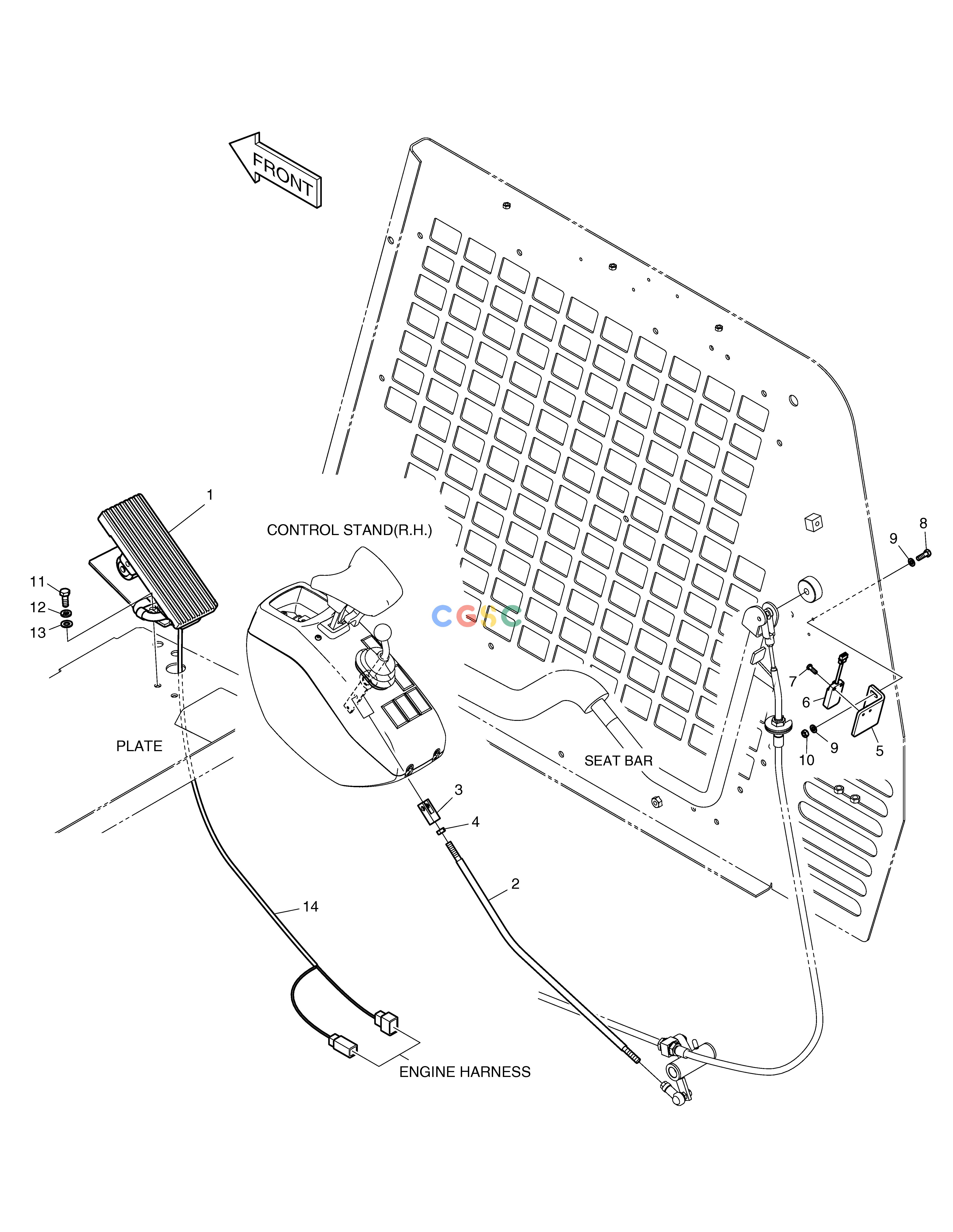 斗山零件查询ACCELERATOR-JOYSTICK 450 PLUS_TIER-3 Doosan parts catalog online