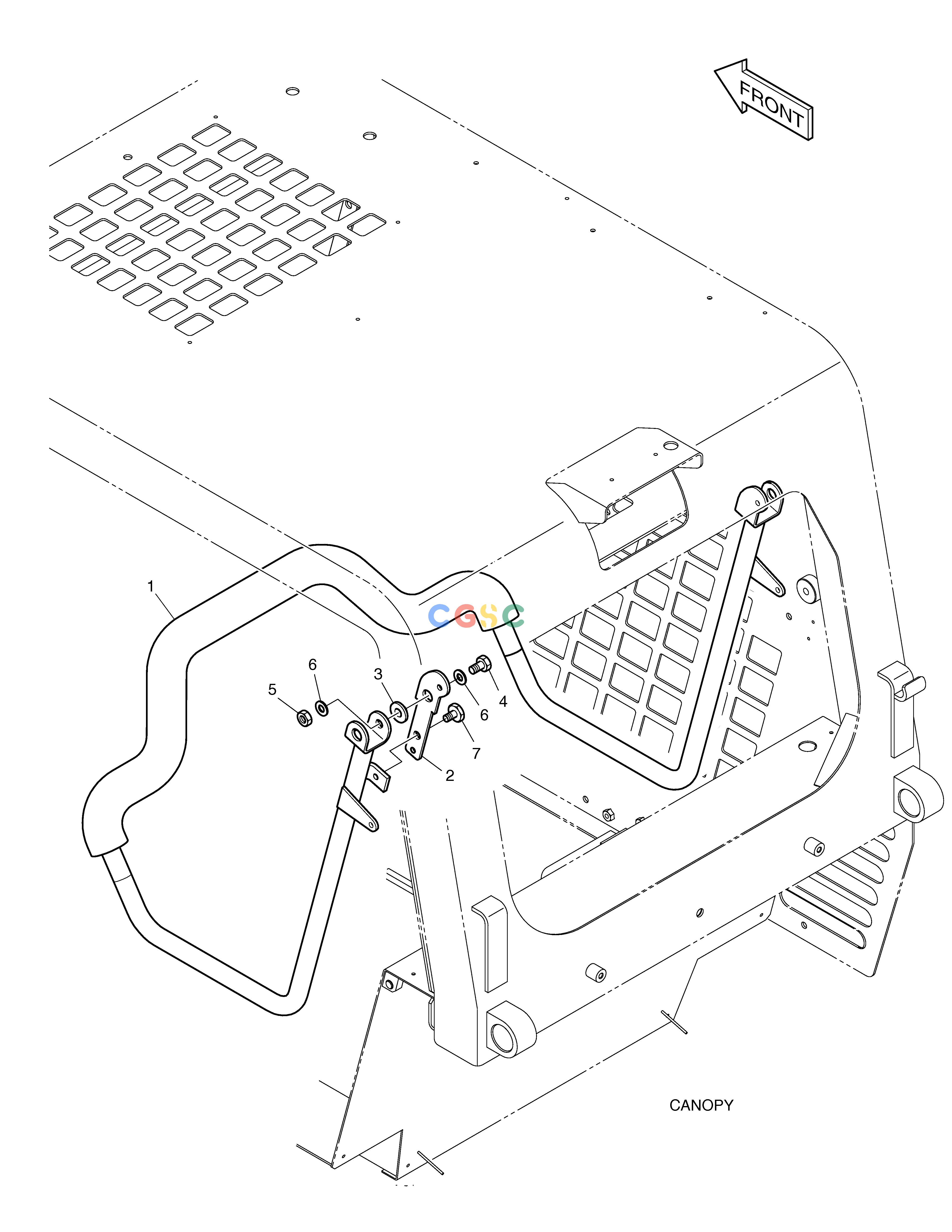 斗山零件查询SEAT BAR-ITALY 450 PLUS_TIER-3 Doosan parts catalog online