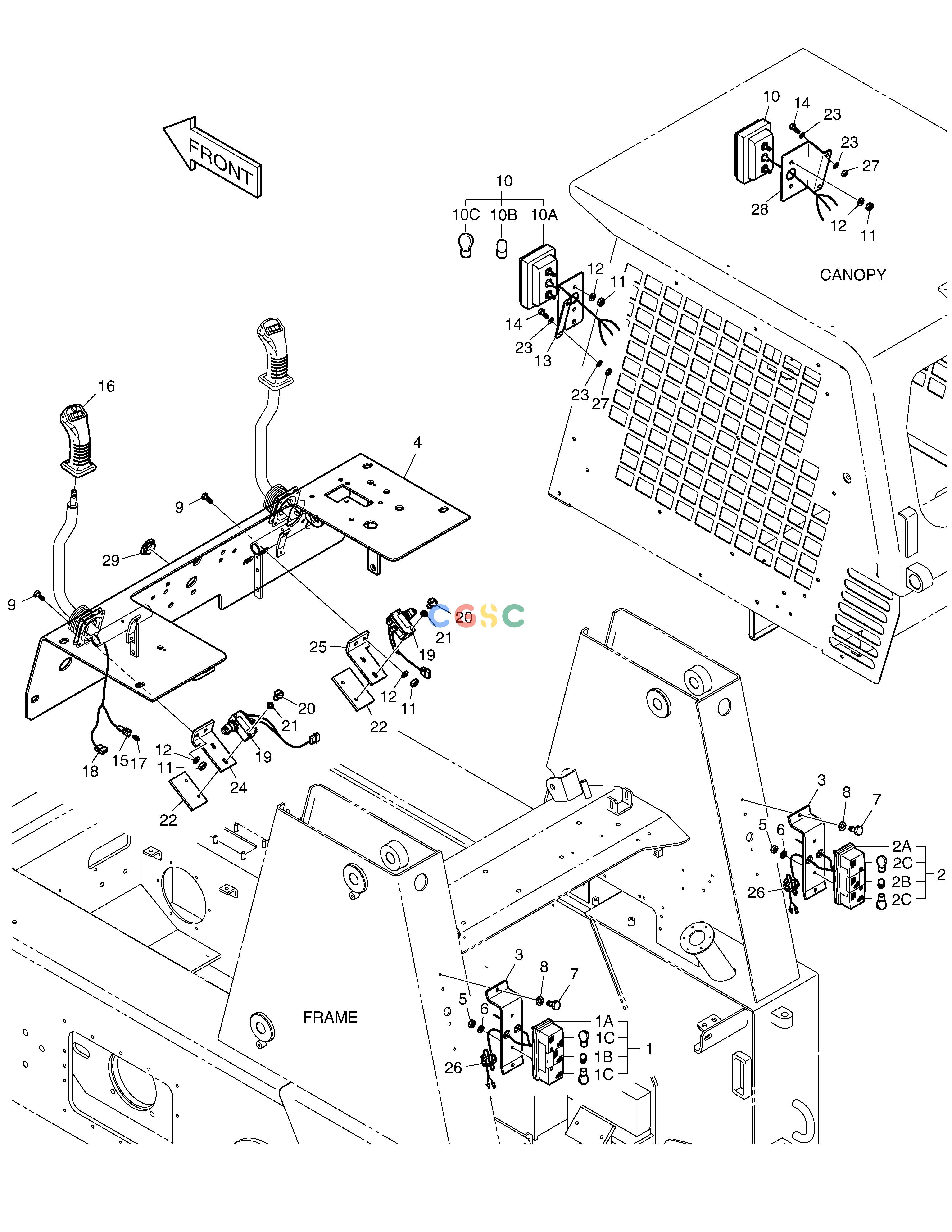 斗山零件查询ADDITIONAL LAMP-ITALY 450 PLUS_TIER-3 Doosan parts catalog online
