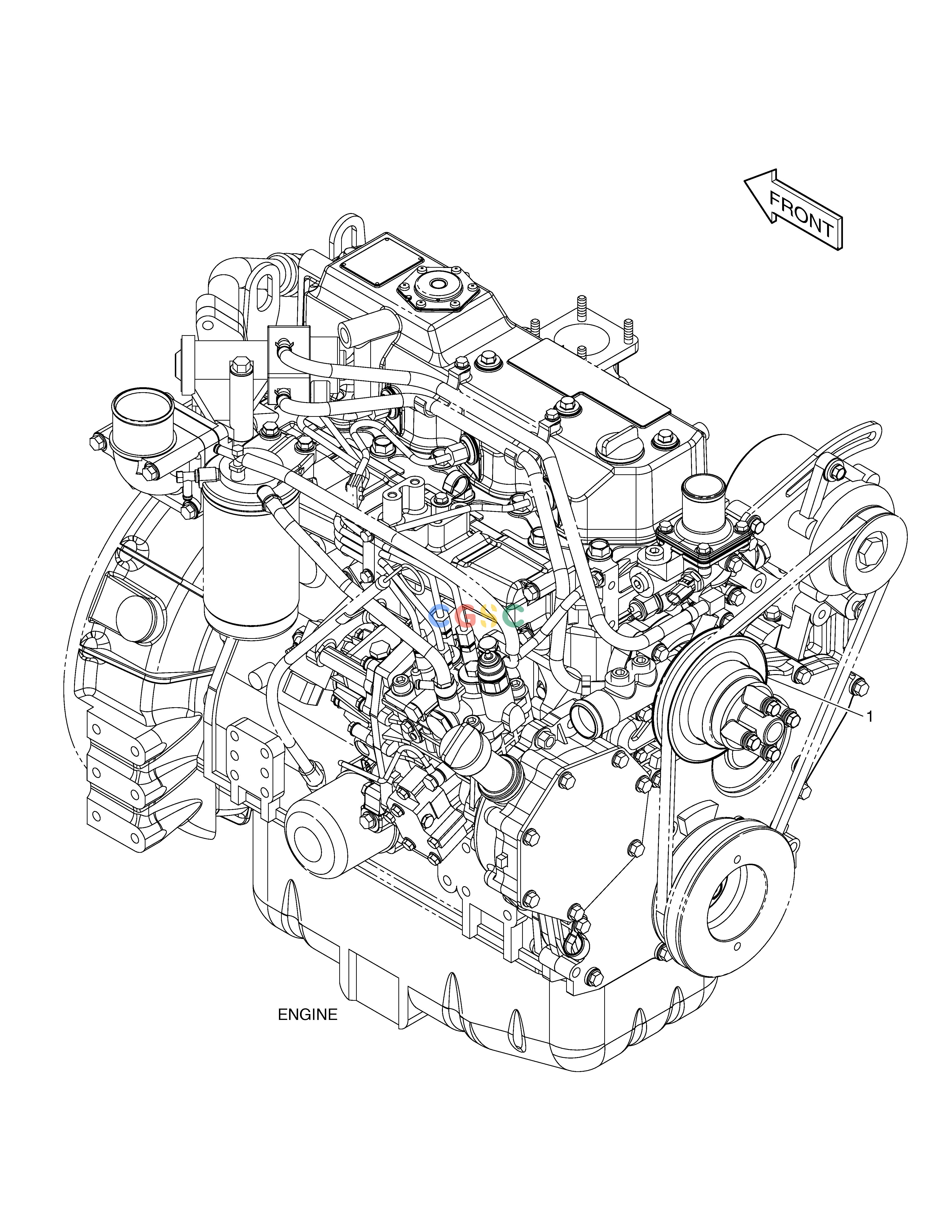 斗山零件查询PULLEY - CE 450 PLUS_TIER-3 Doosan parts catalog online