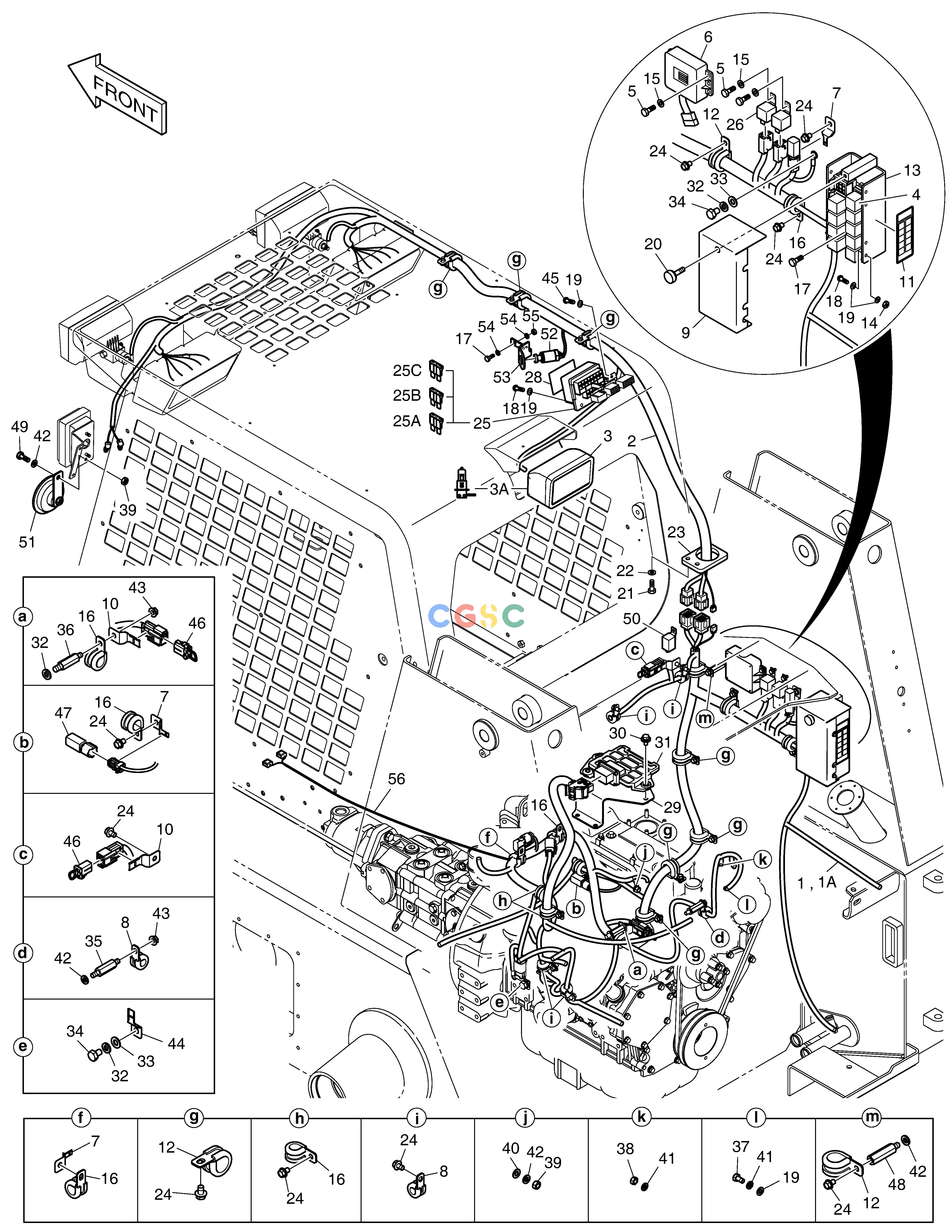 斗山零件查询ELECTRIC WIRING-ITALY 450 PLUS_TIER-3 Doosan parts catalog online