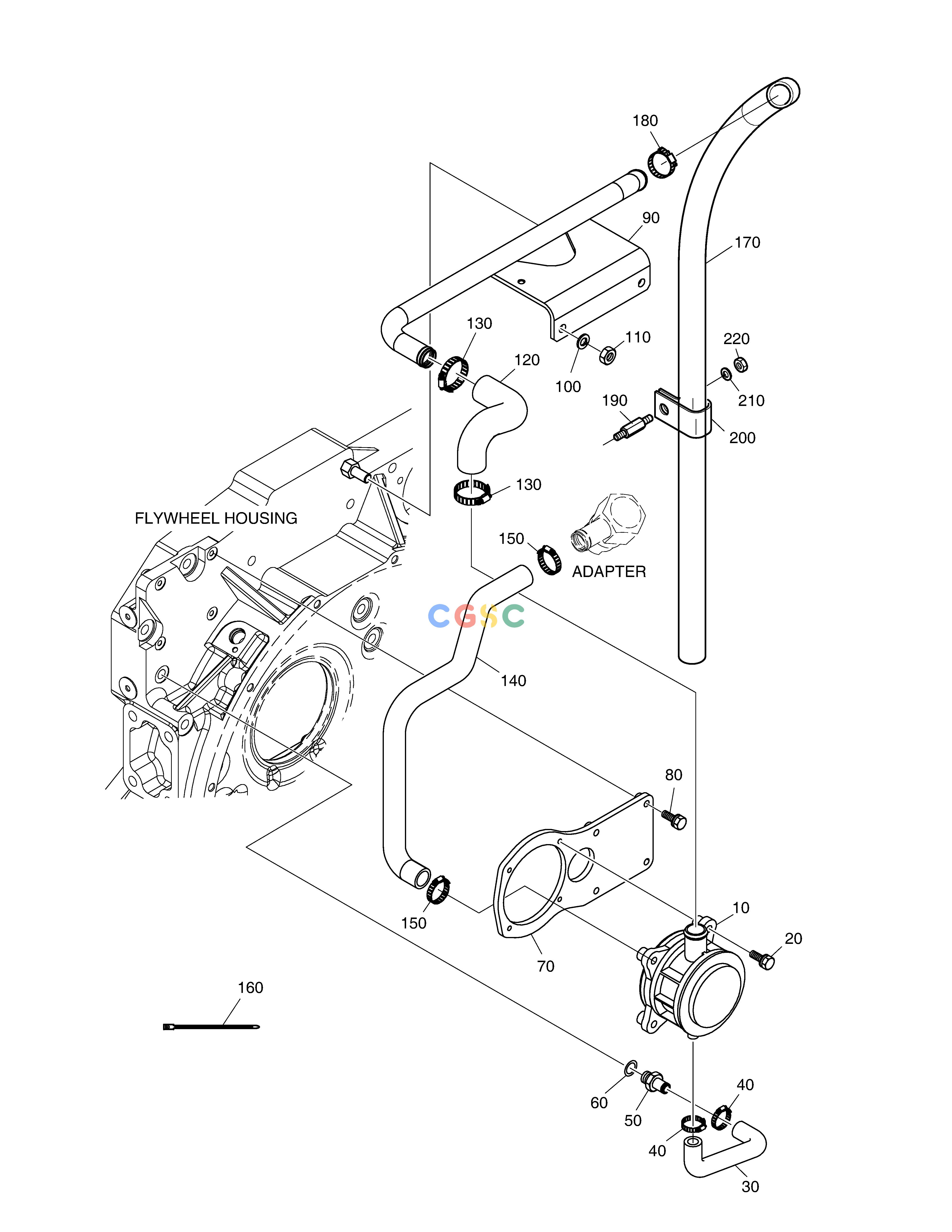 斗山零件查询BREATHER PIPE DX350LC Doosan parts catalog online