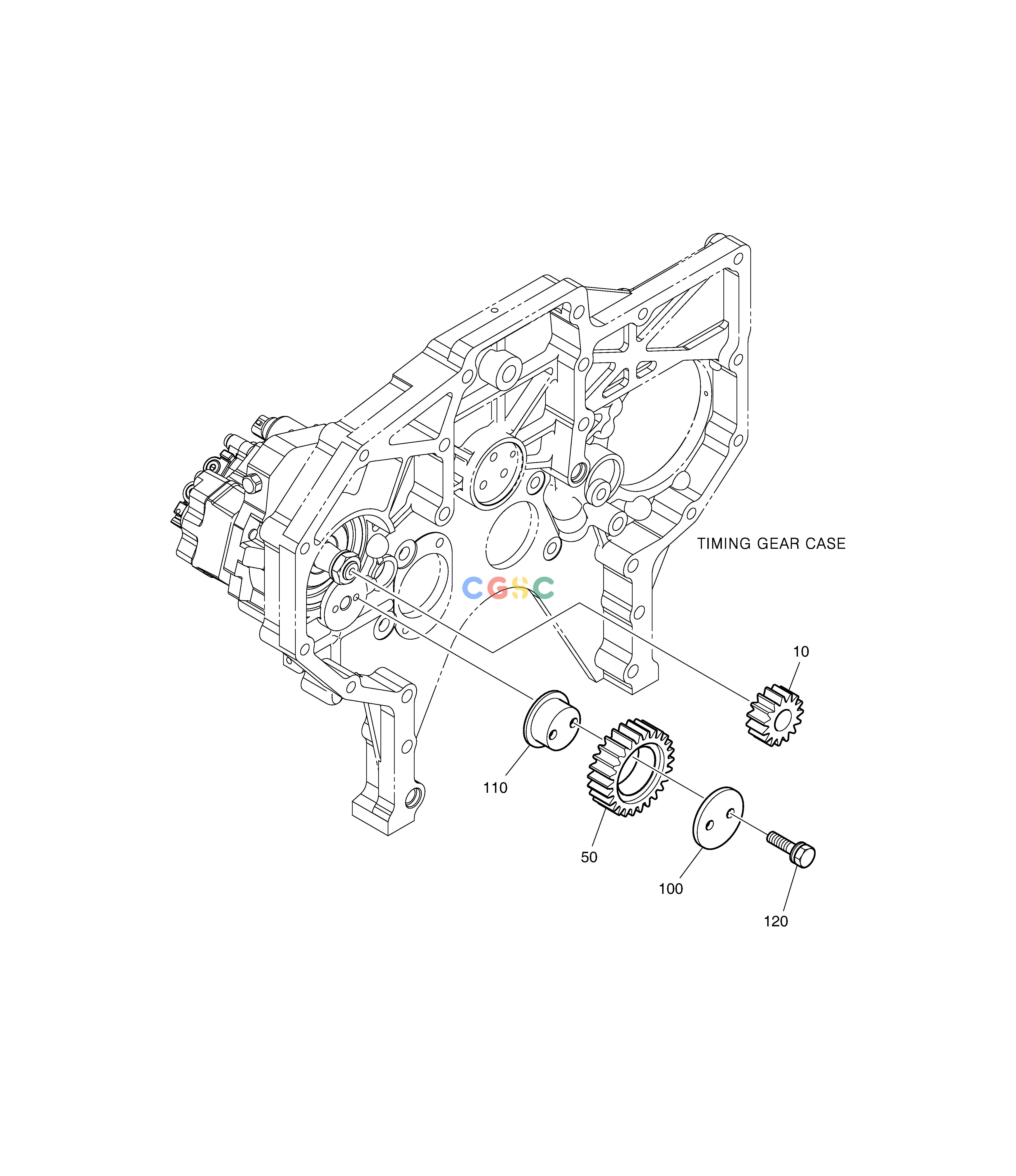 斗山零件查询INJECTION PUMP DRIVE DX350LC Doosan parts catalog online