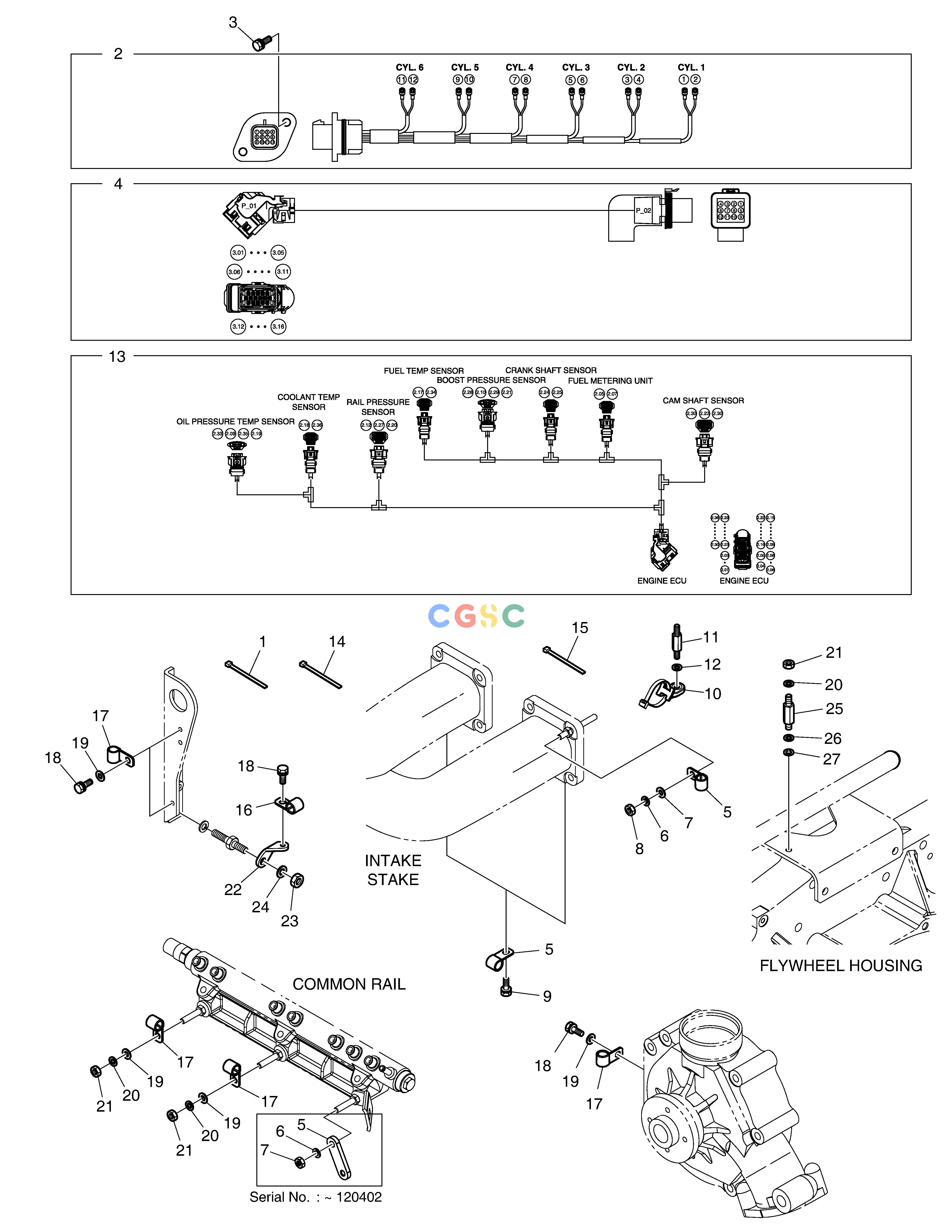 斗山零件查询WIRE HARNESS DX350LC Doosan parts catalog online