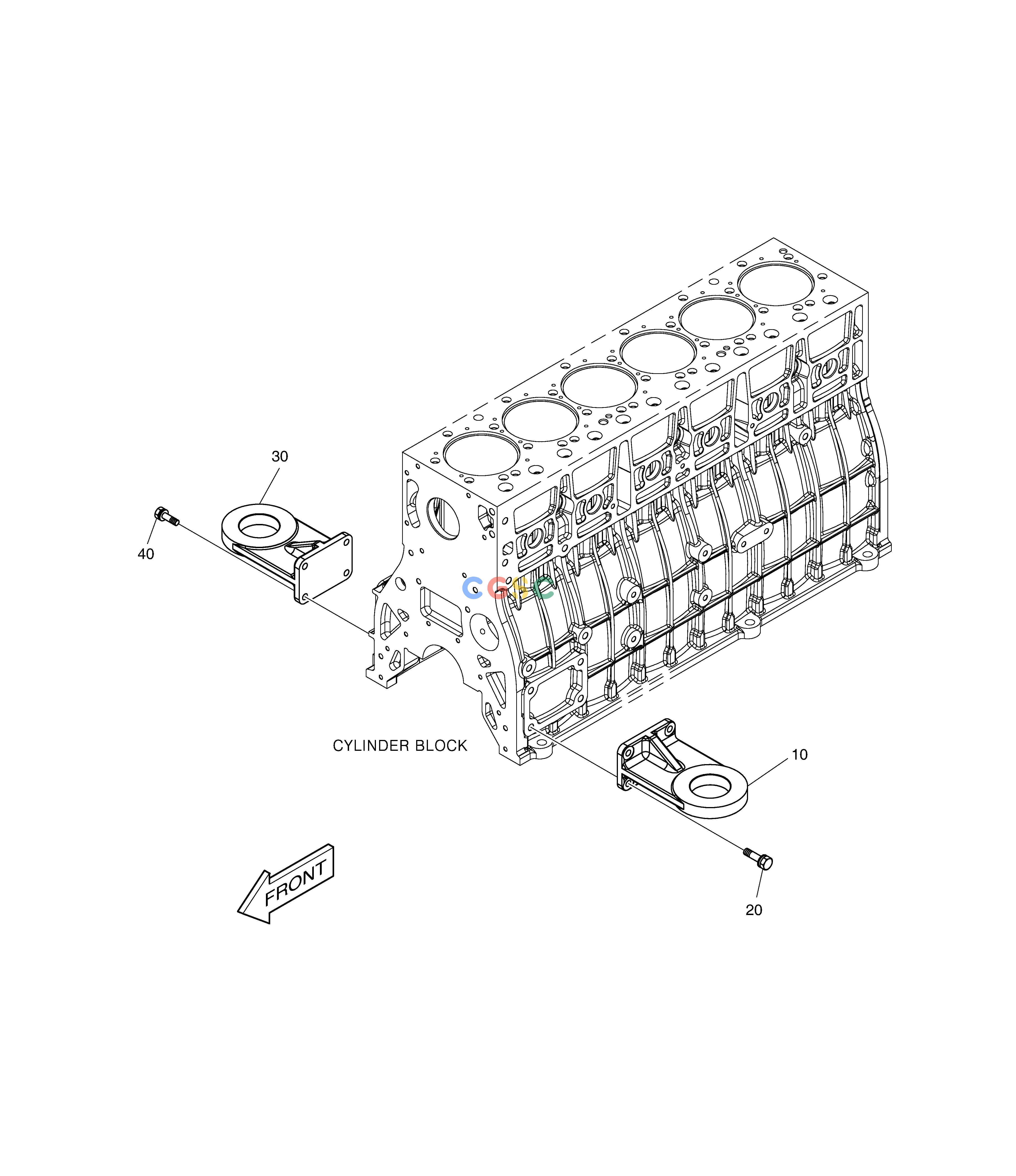 斗山零件查询ENGINE MOUNTING DX350LC Doosan parts catalog online
