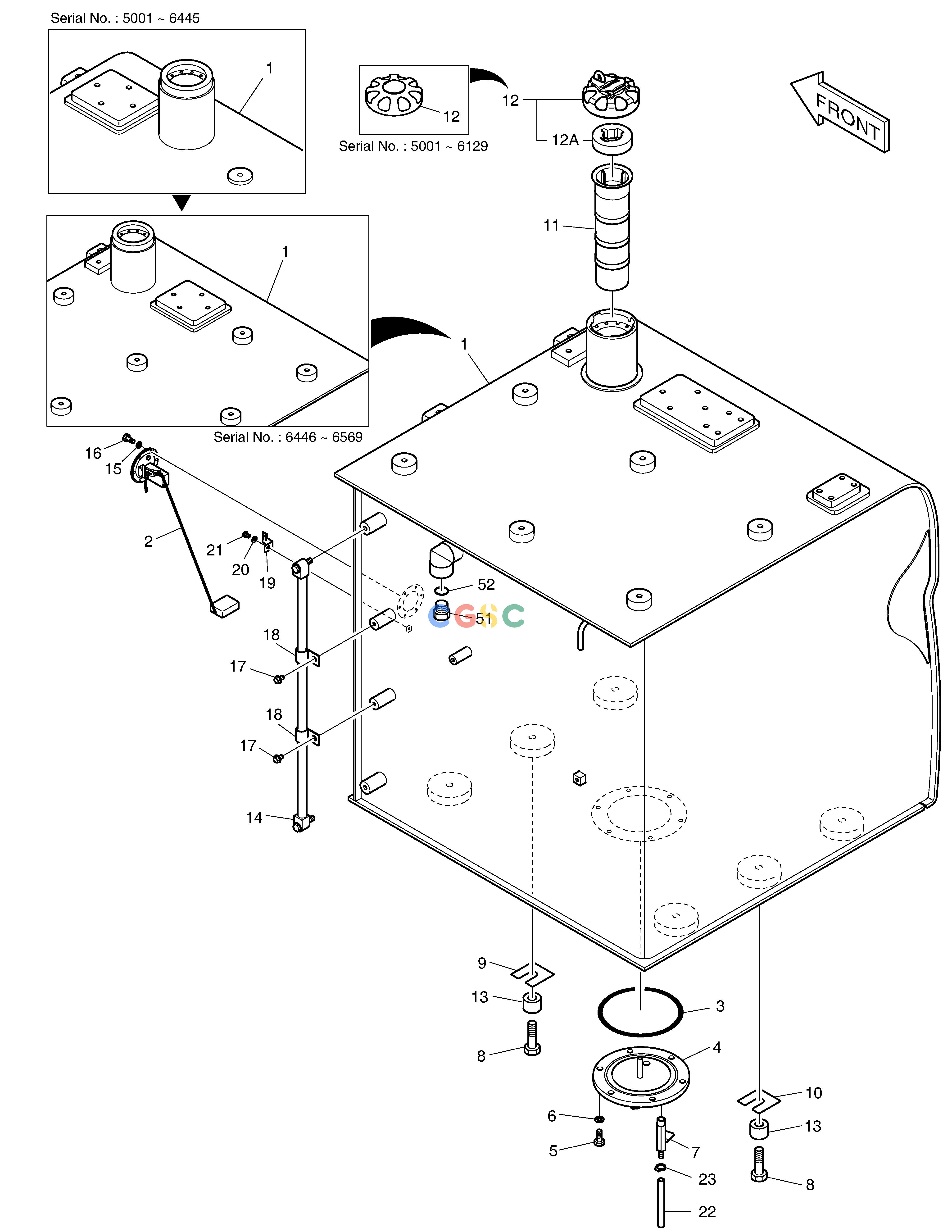 斗山零件查询FUEL TANK DX350LC Doosan parts catalog online