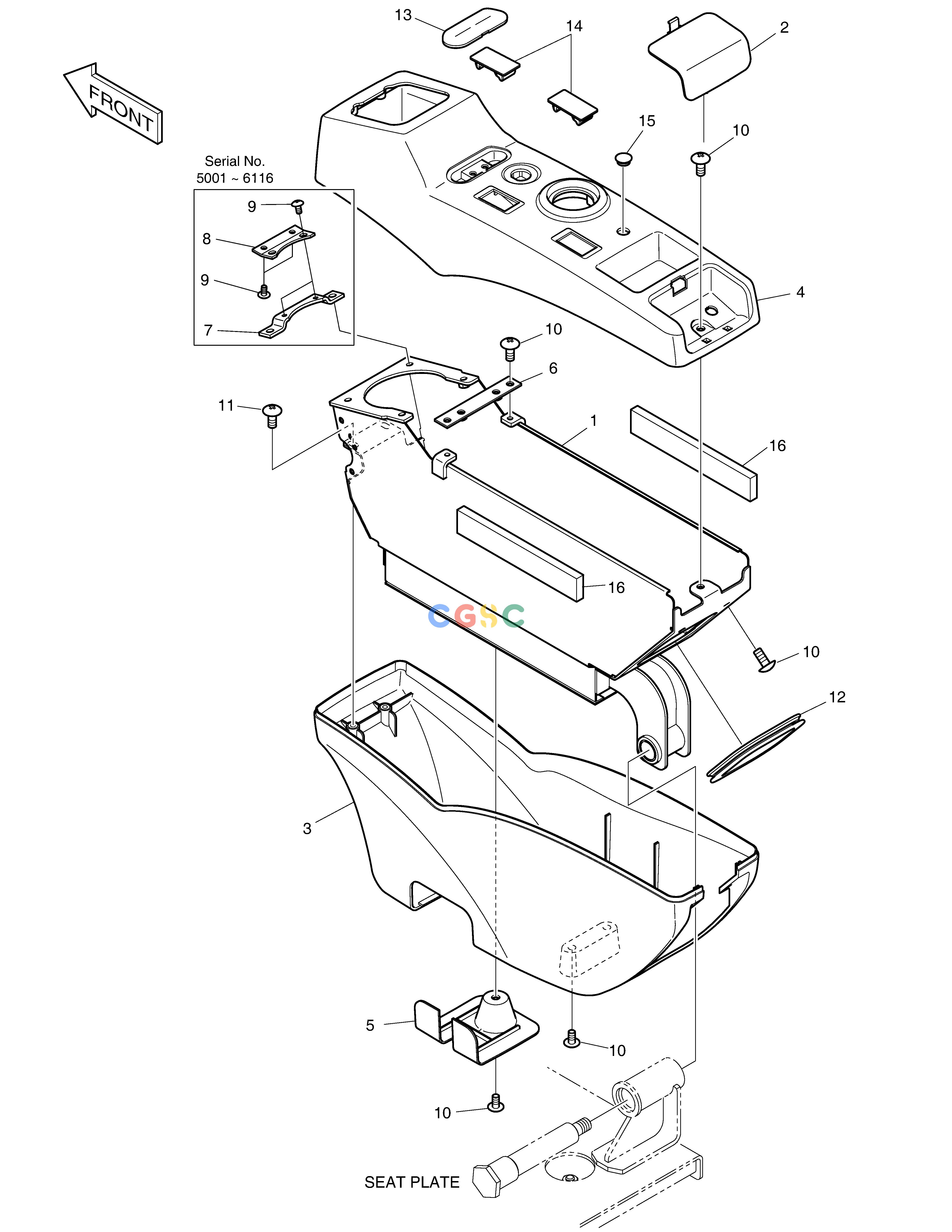 斗山零件查询CONTROL STAND - R.H. DX350LC Doosan parts catalog online