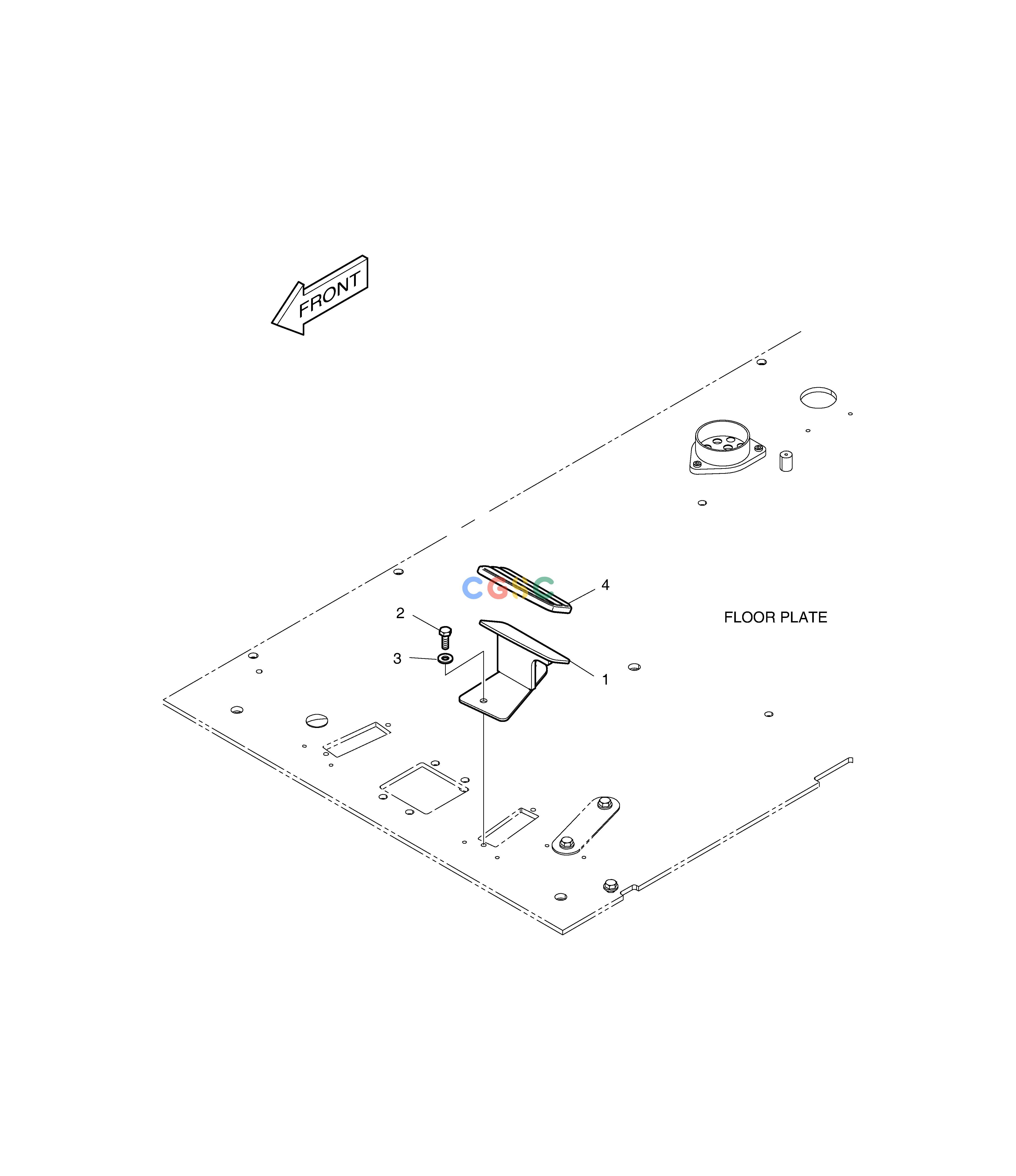 斗山零件查询FOOT REST - L.H. DX350LC Doosan parts catalog online