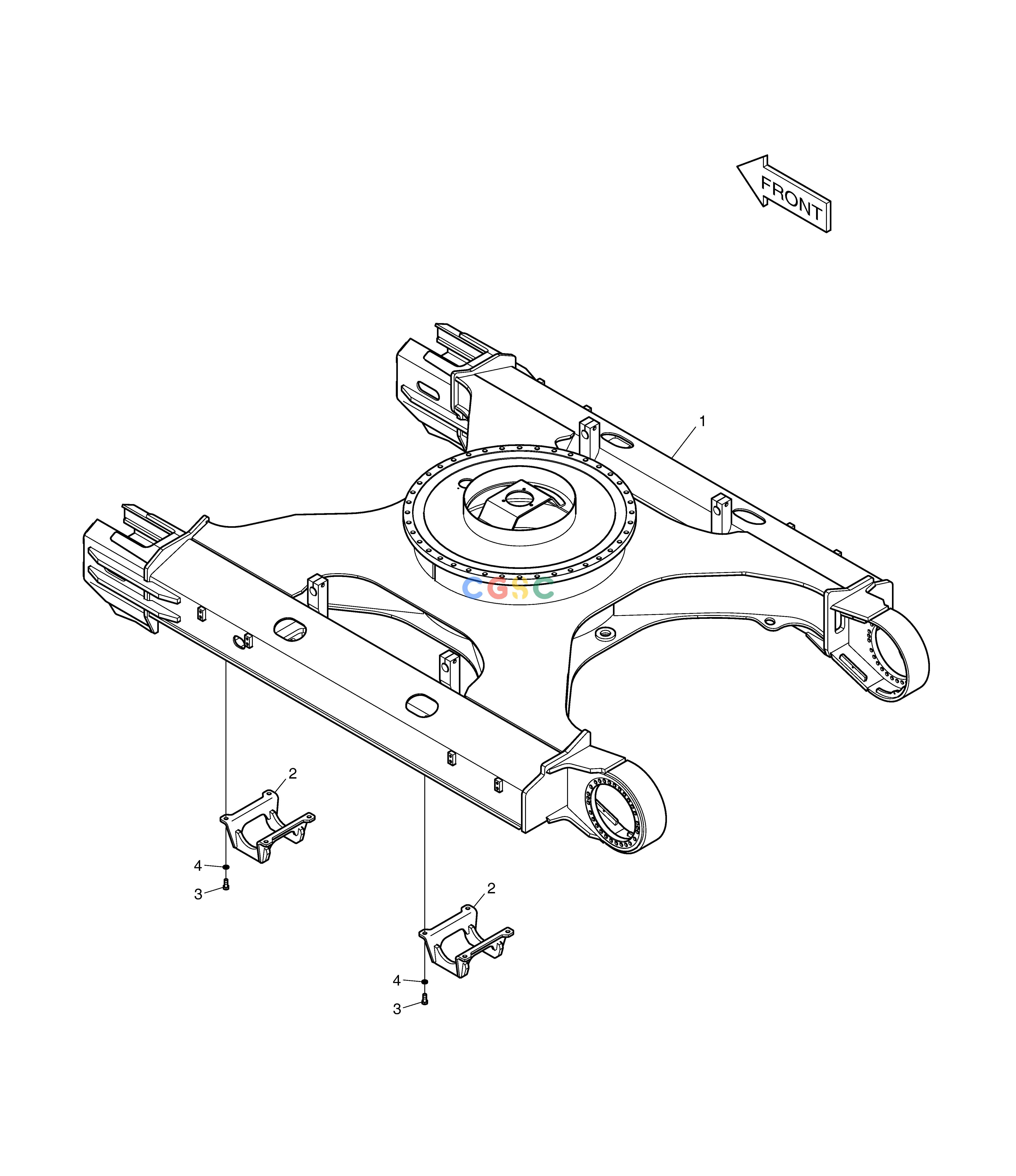 斗山零件查询TRACK GUARD DX350LC Doosan parts catalog online