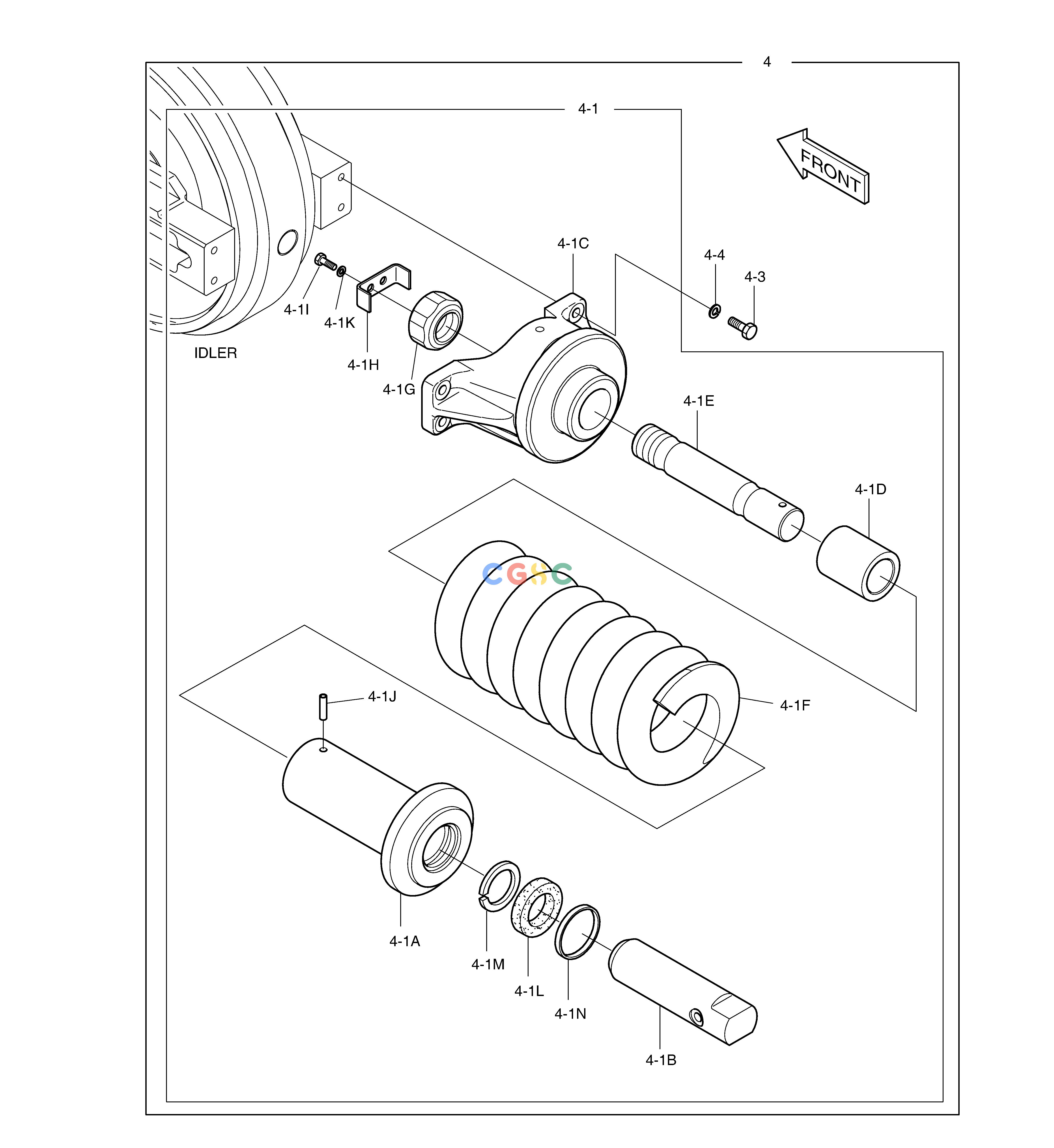 斗山零件查询TRACK SPRING DX350LC Doosan parts catalog online