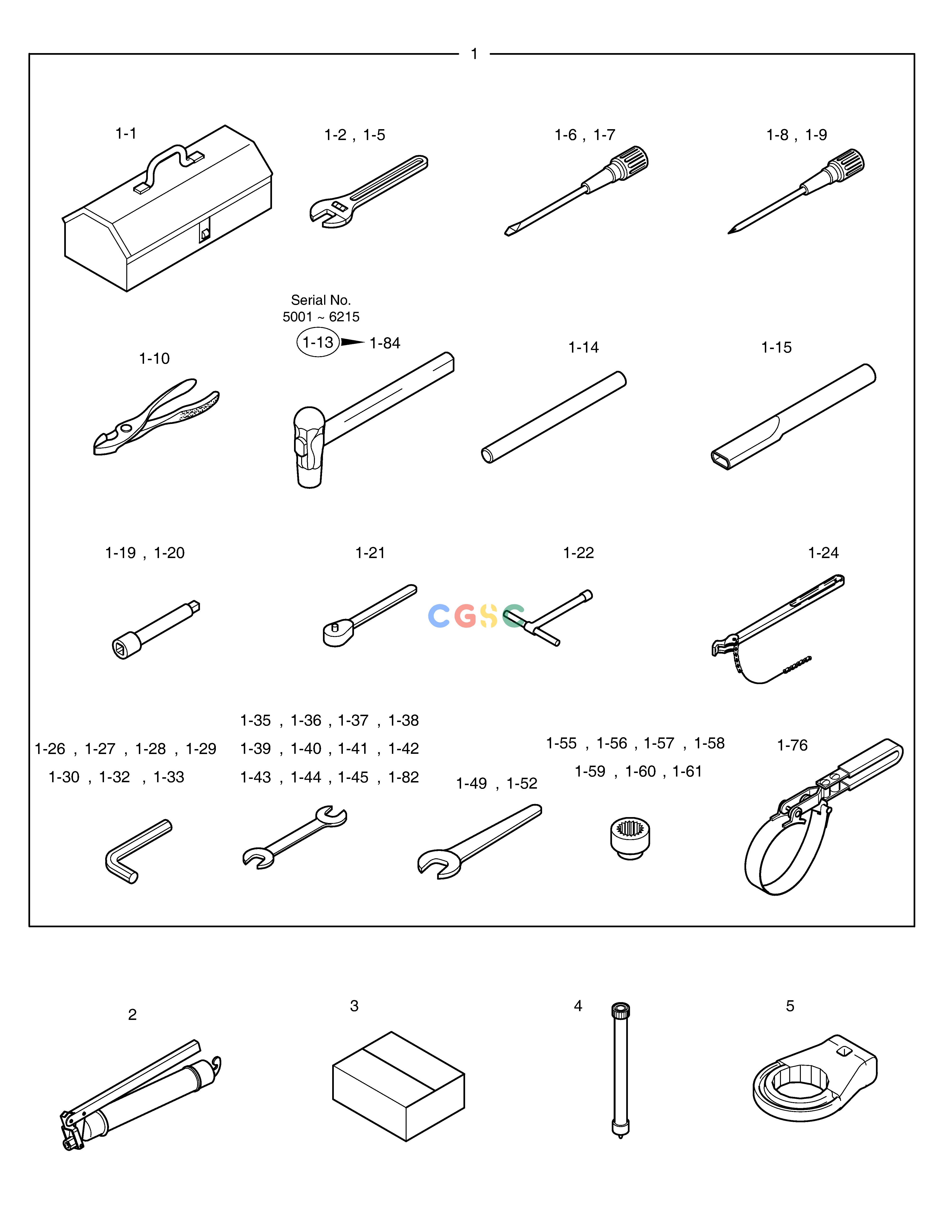 斗山零件查询TOOLS DX350LC Doosan parts catalog online