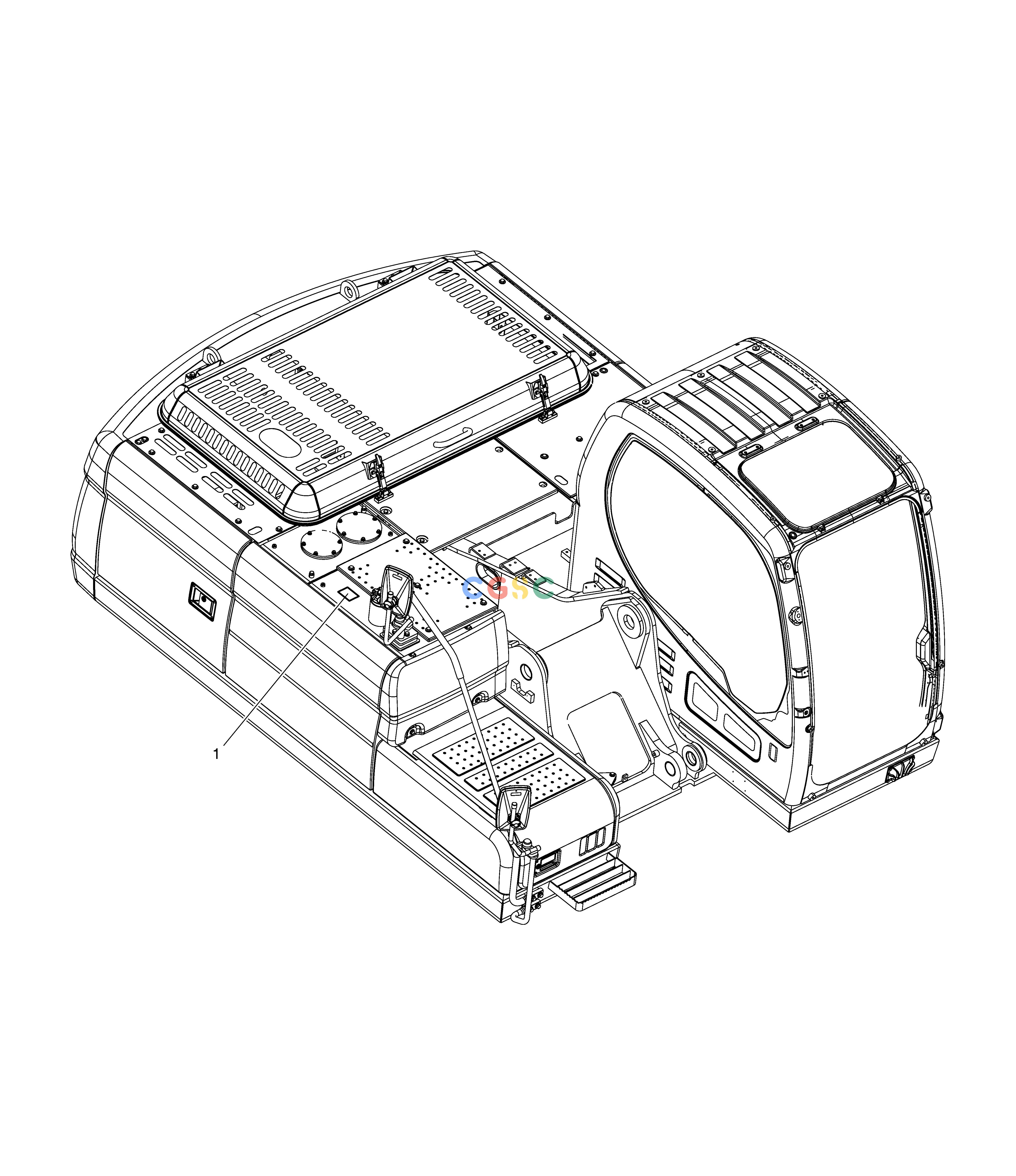 斗山零件查询DECAL - DIESEL DX350LC Doosan parts catalog online