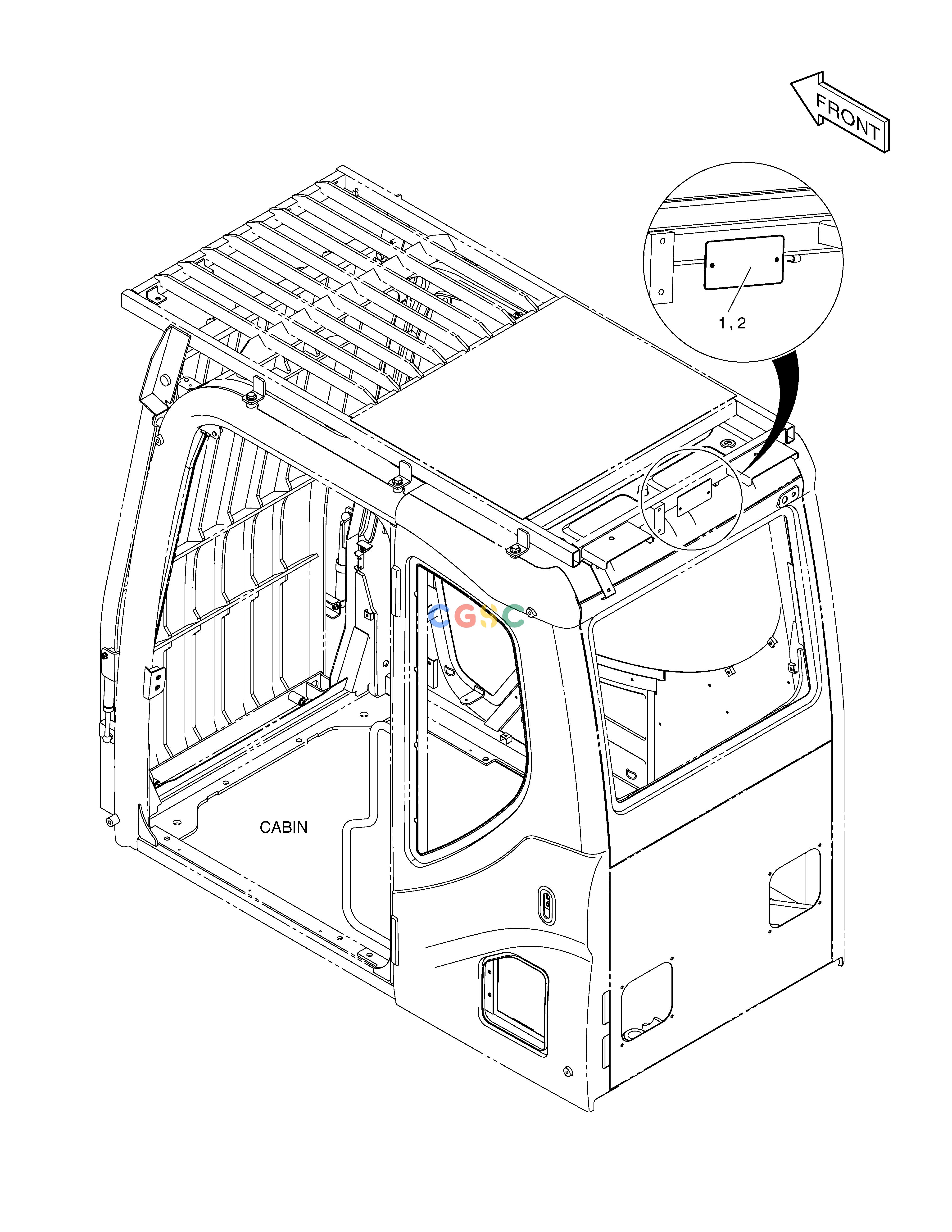 斗山零件查询DECAL - FOG DX350LC Doosan parts catalog online