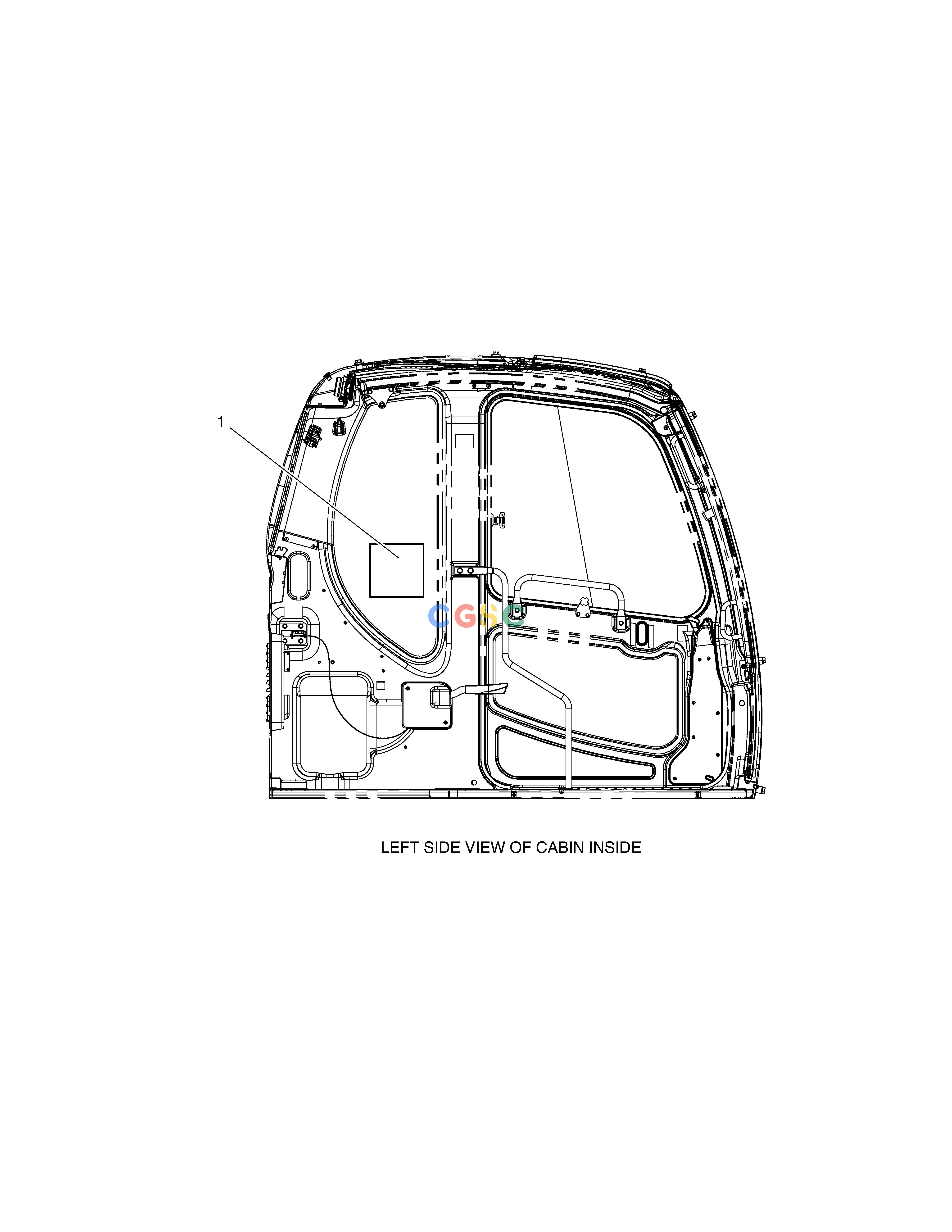 斗山零件查询DECAL - LIFTING CAPA(TURKEY) DX350LC Doosan parts catalog online