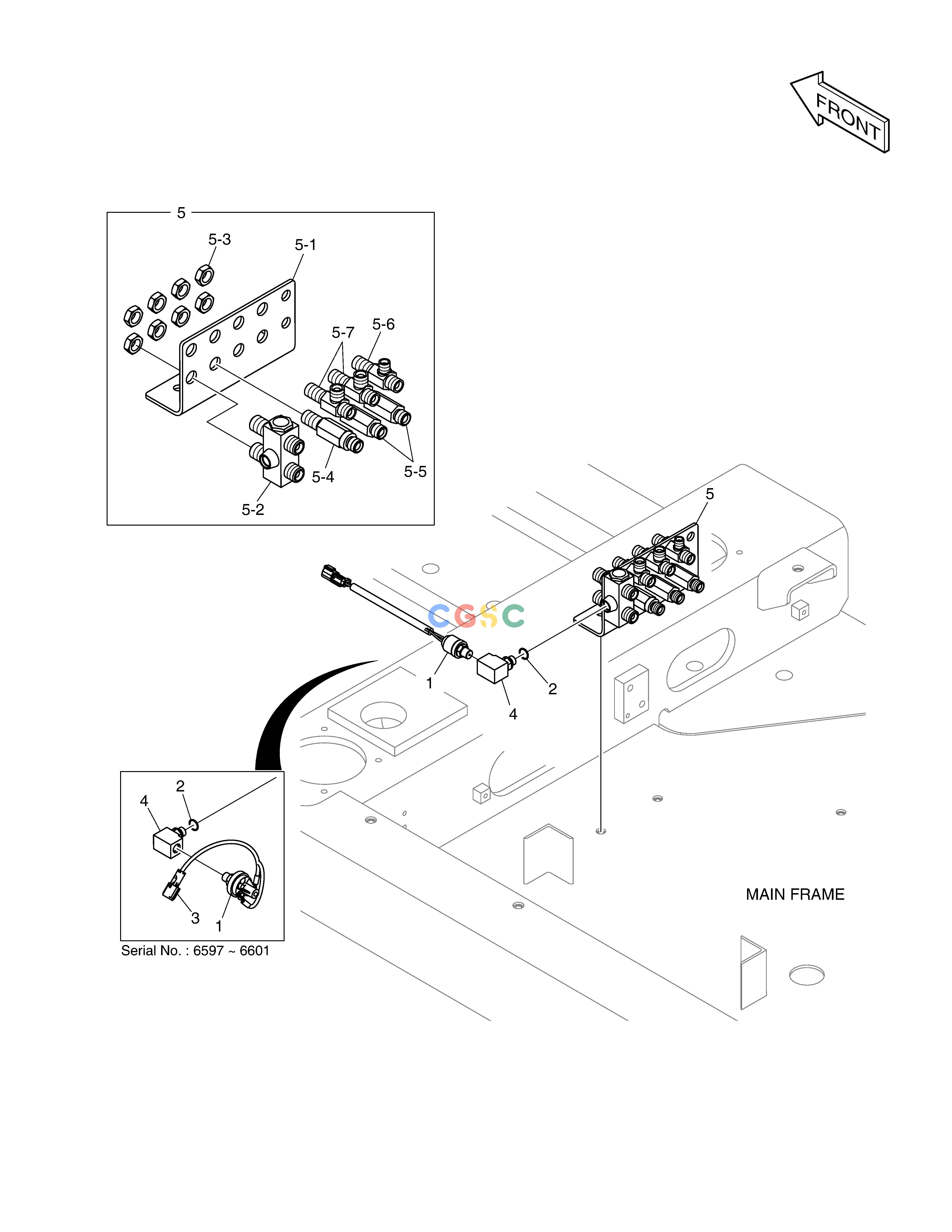 斗山零件查询SWING ALARM - NON TWO WAY DX350LC Doosan parts catalog online
