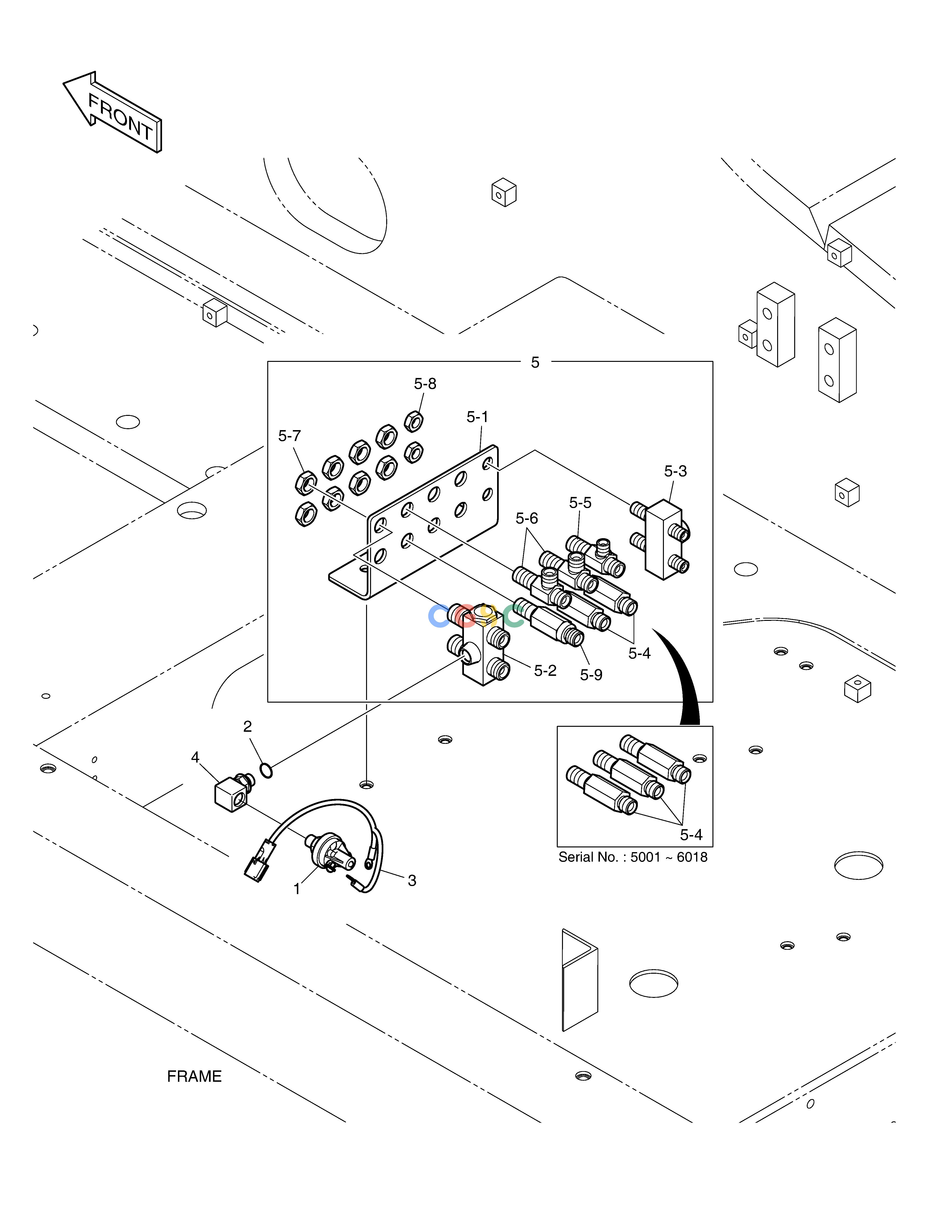 斗山零件查询SWING ALARM - ONE OR TWO WAY DX350LC Doosan parts catalog online