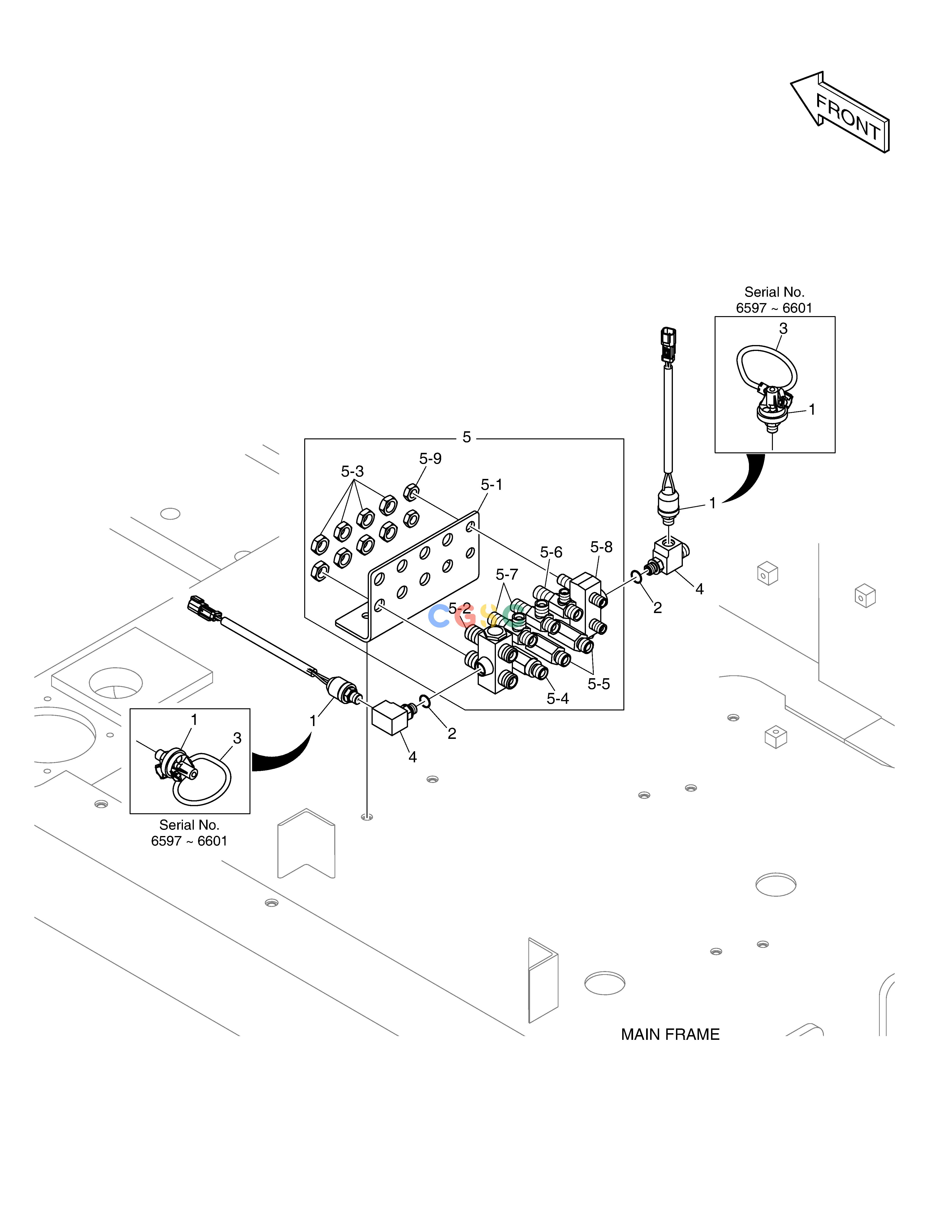 斗山零件查询SWING ALARM - TWO WAY DX350LC Doosan parts catalog online