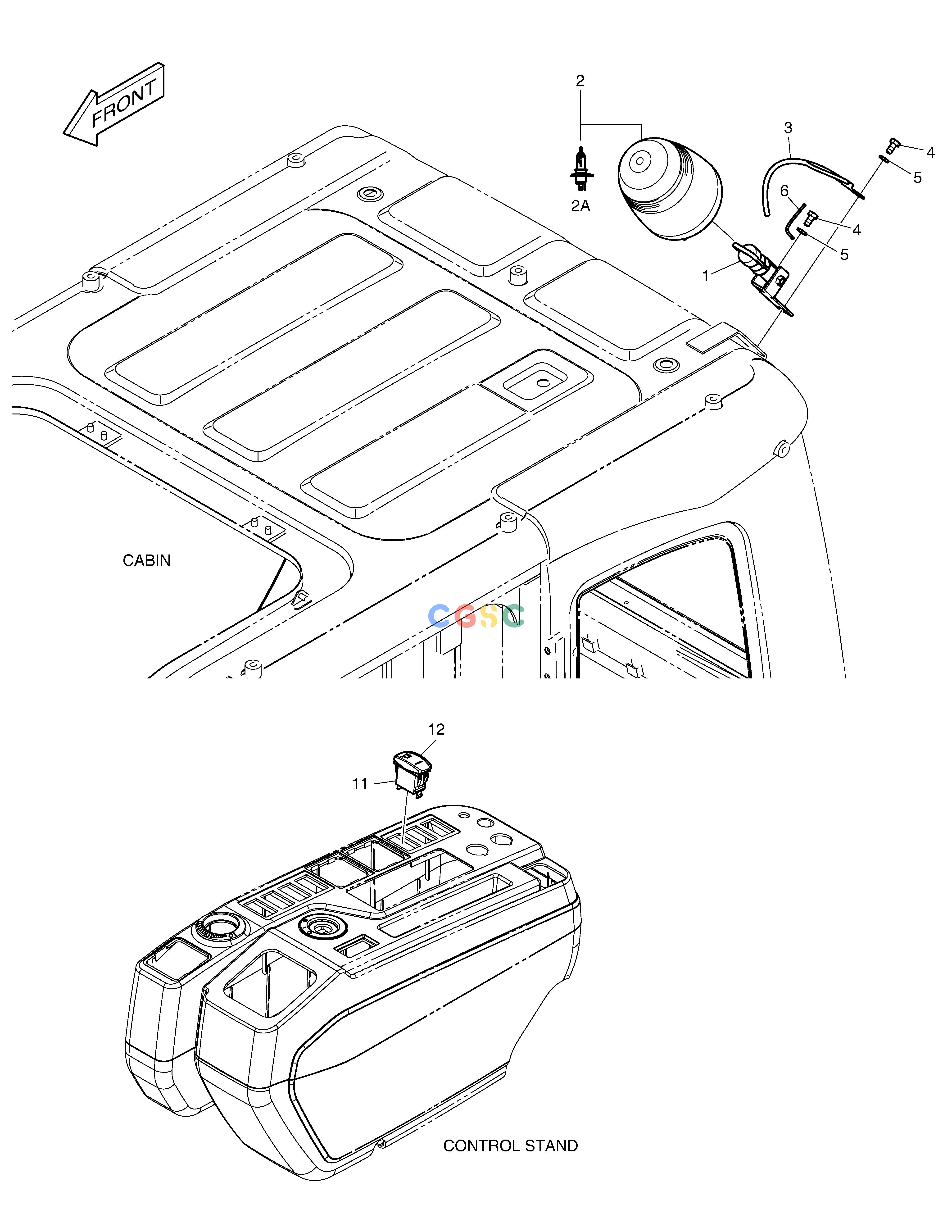 斗山零件查询ROTATING BEACON - ROPS DX350LC Doosan parts catalog online