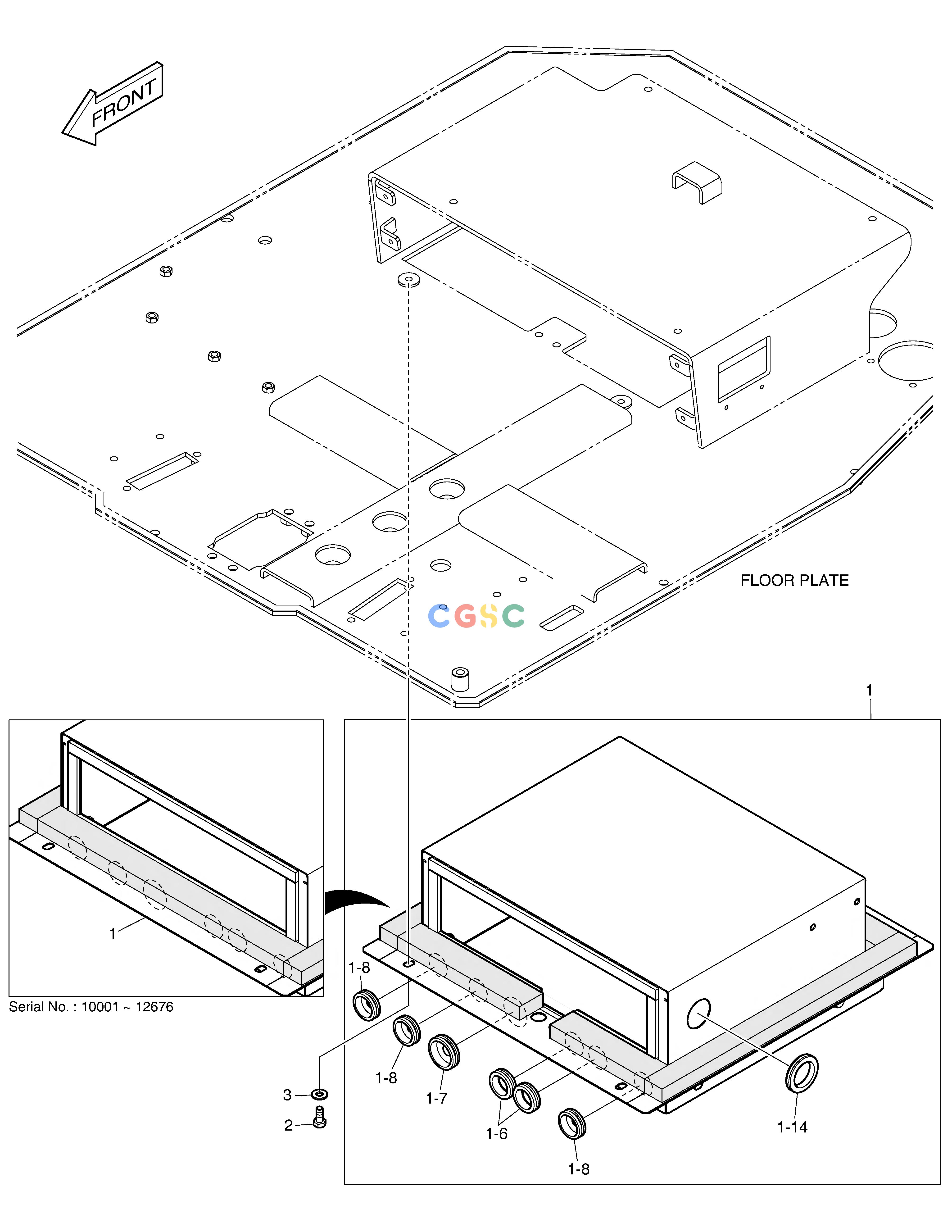 斗山零件查询AIRCON BOX E80 Doosan parts catalog online