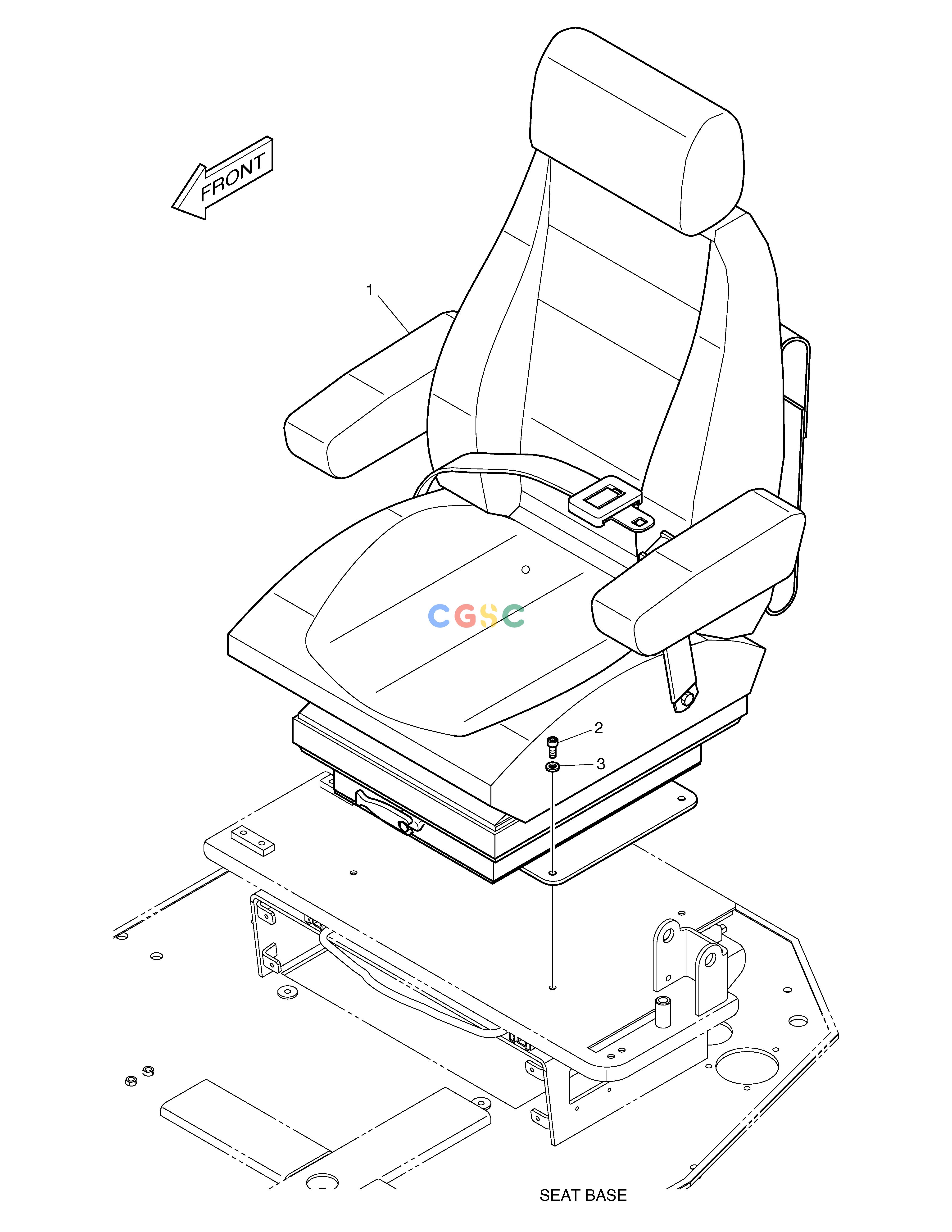 斗山零件查询SEAT MOUNTING E80 Doosan parts catalog online