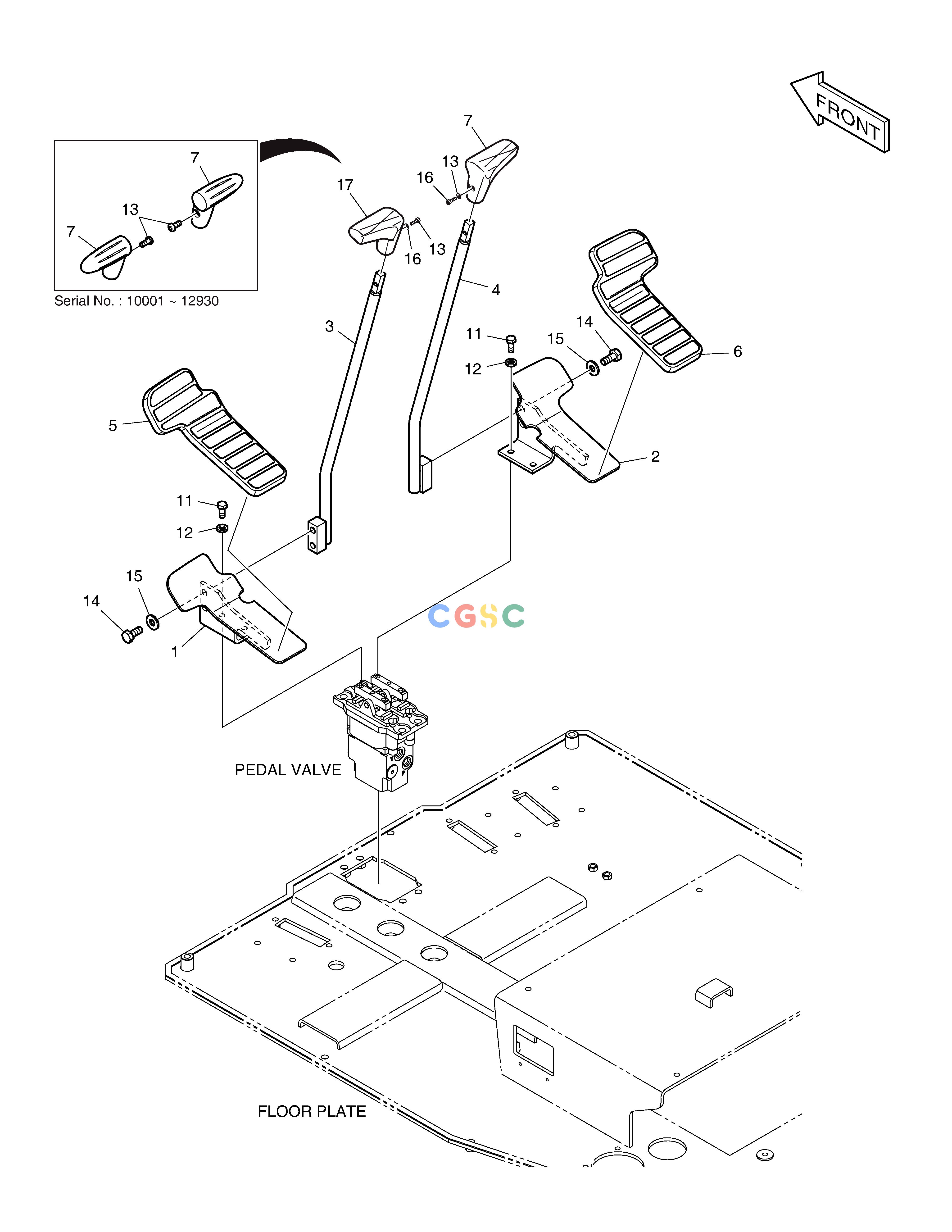 斗山零件查询LEVER - TRAVEL E80 Doosan parts catalog online