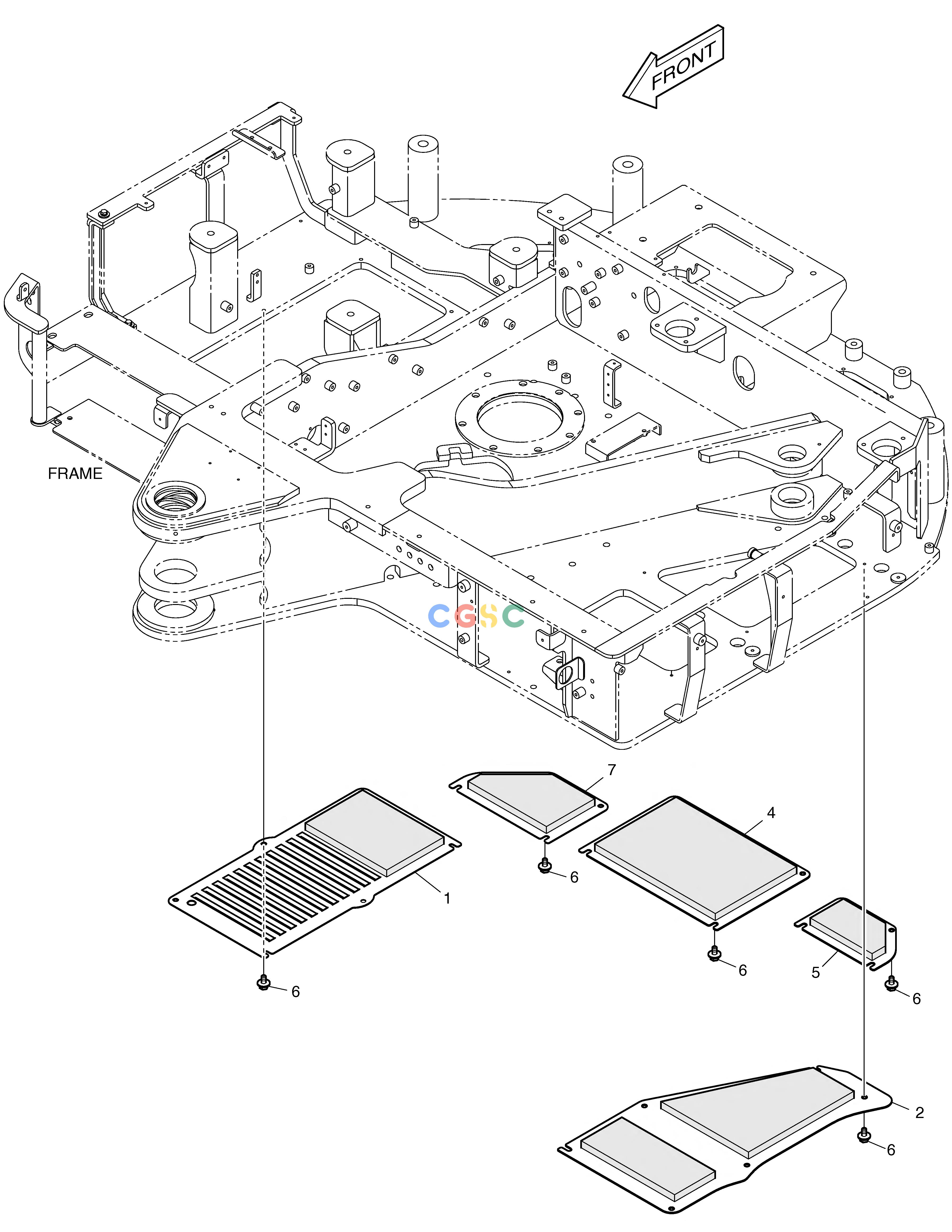 斗山零件查询UNDER COVER E80 Doosan parts catalog online