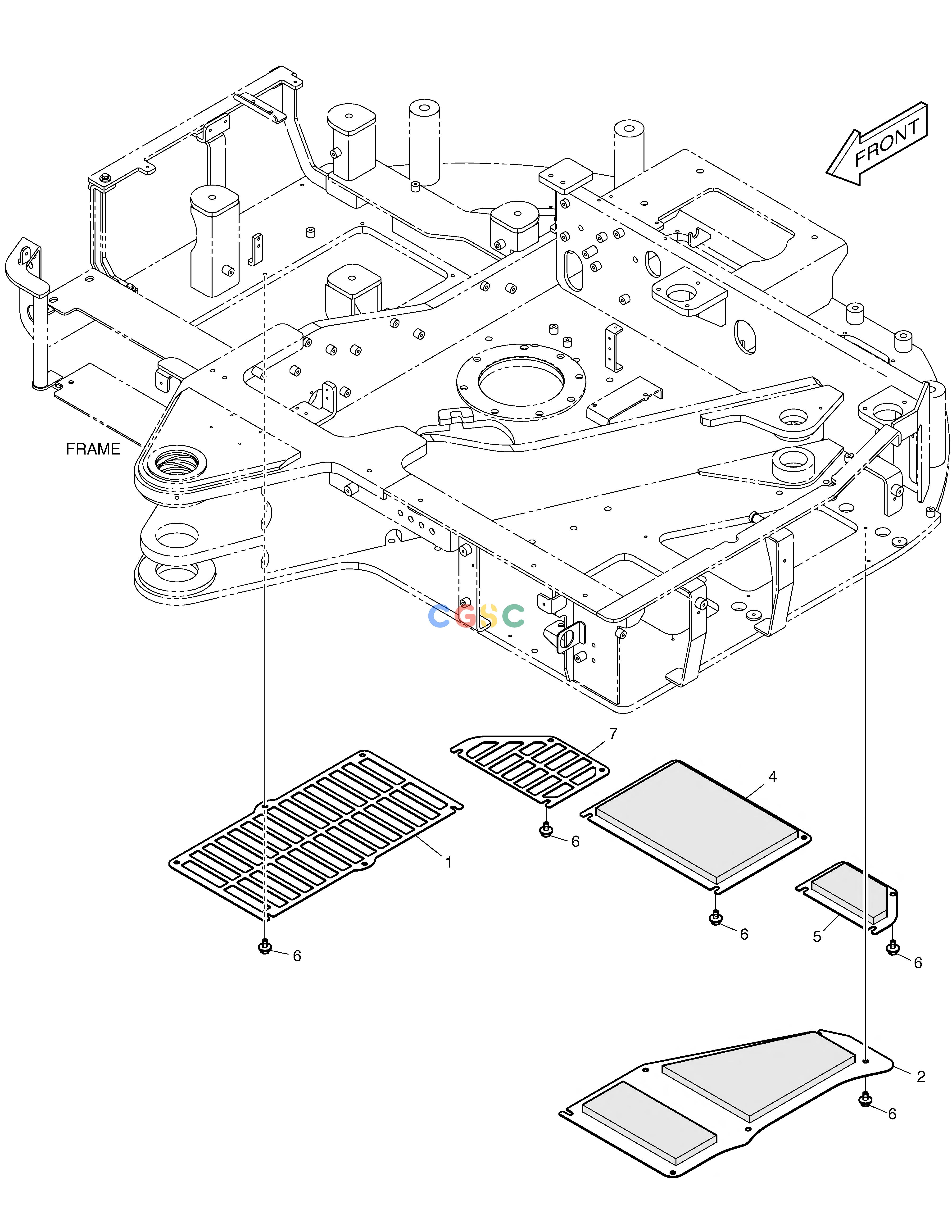 斗山零件查询UNDER COVER - NA E80 Doosan parts catalog online