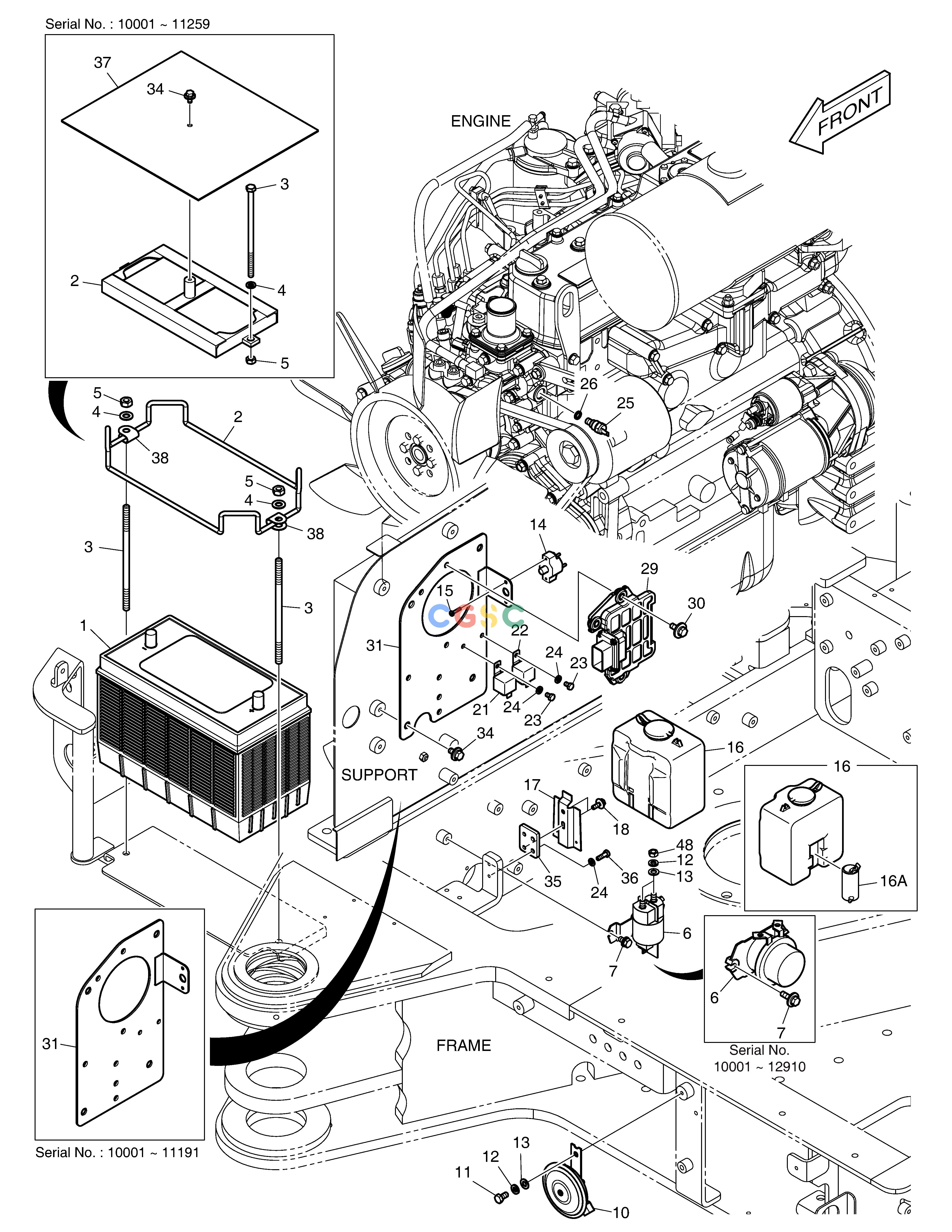 斗山零件查询ELECTRIC PARTS - RELATED PARTS E80 Doosan parts catalog online