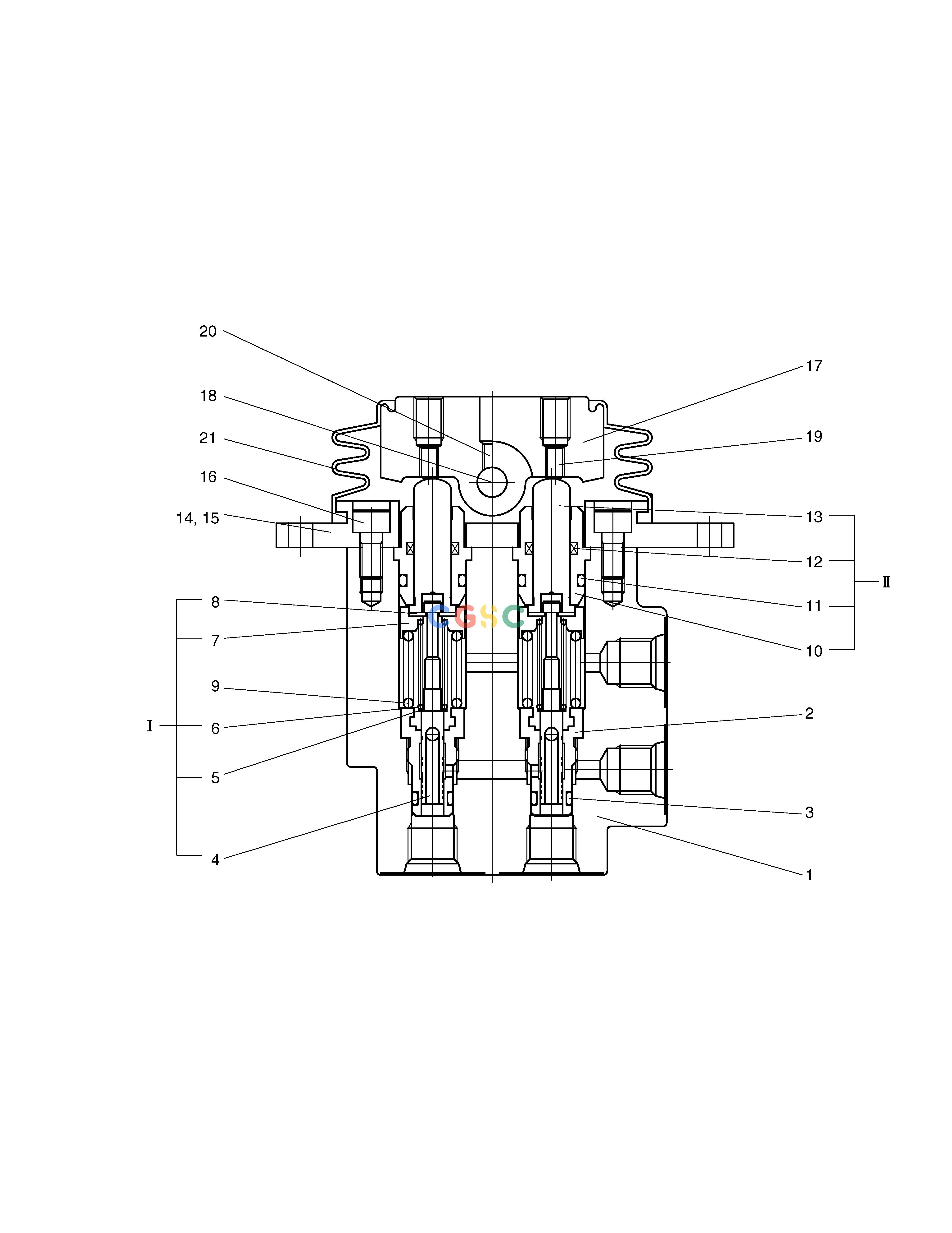 斗山零件查询PEDAL VALVE E80 Doosan parts catalog online