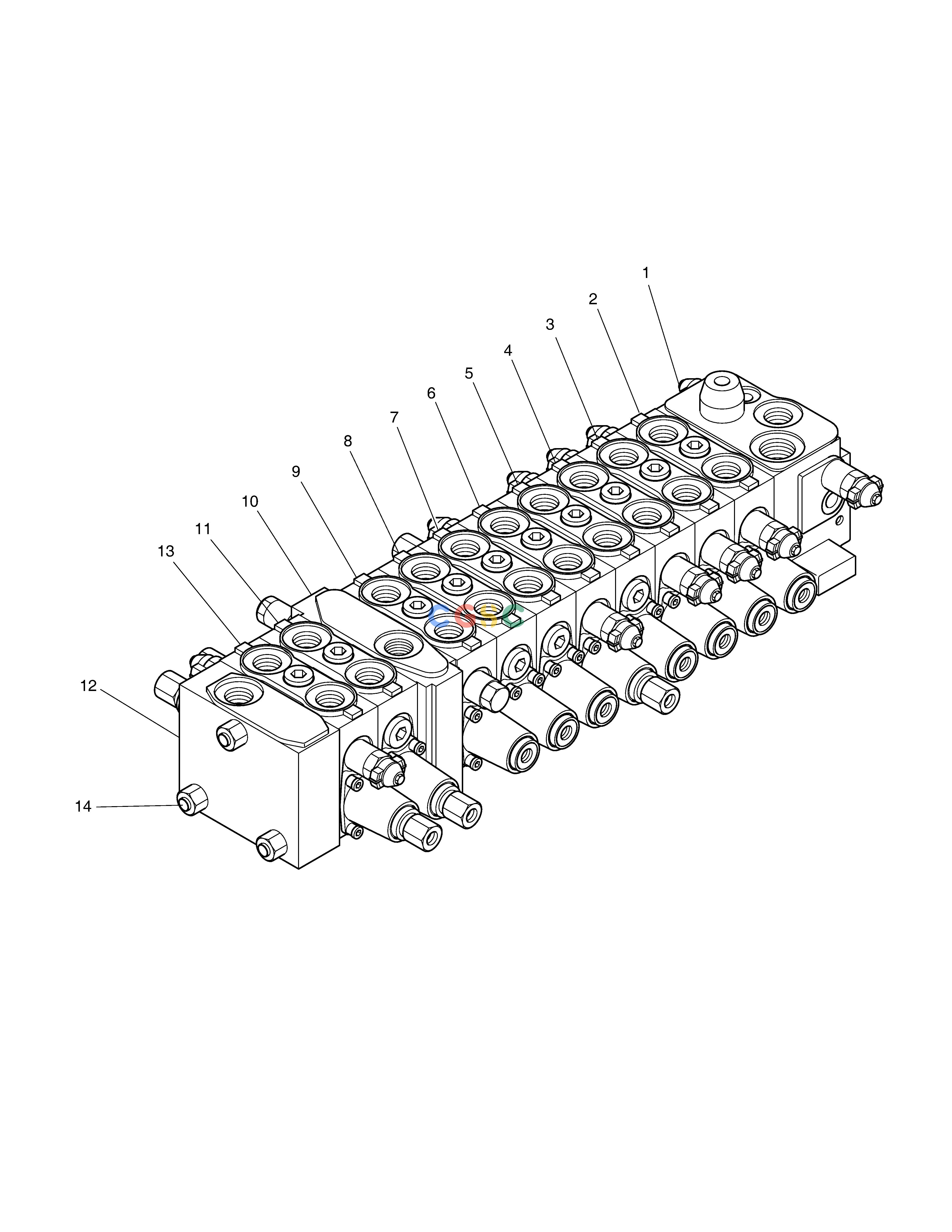 斗山零件查询CONTROL VALVE - ARTI E80 Doosan parts catalog online