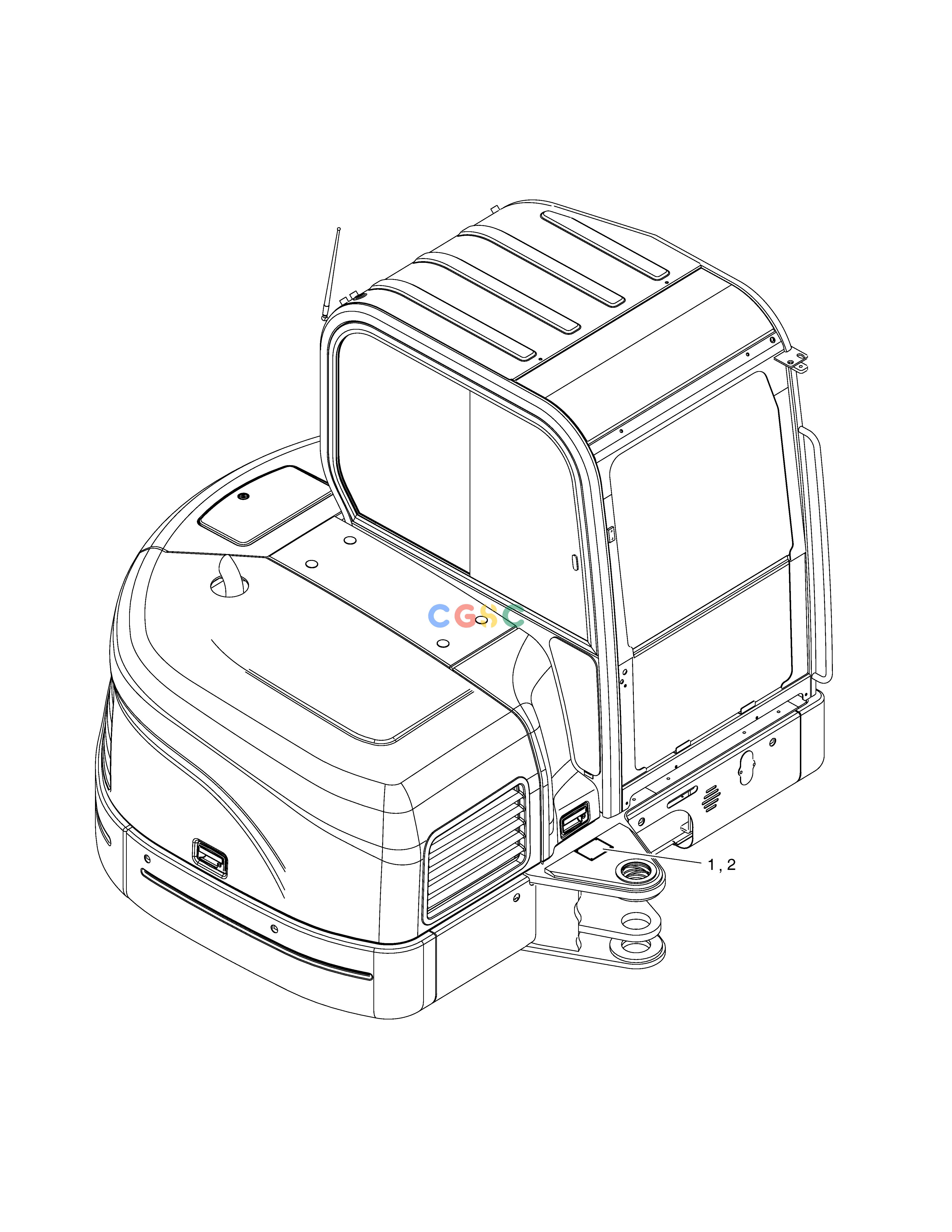 斗山零件查询DECAL - SERIAL(EXPORT) E80 Doosan parts catalog online