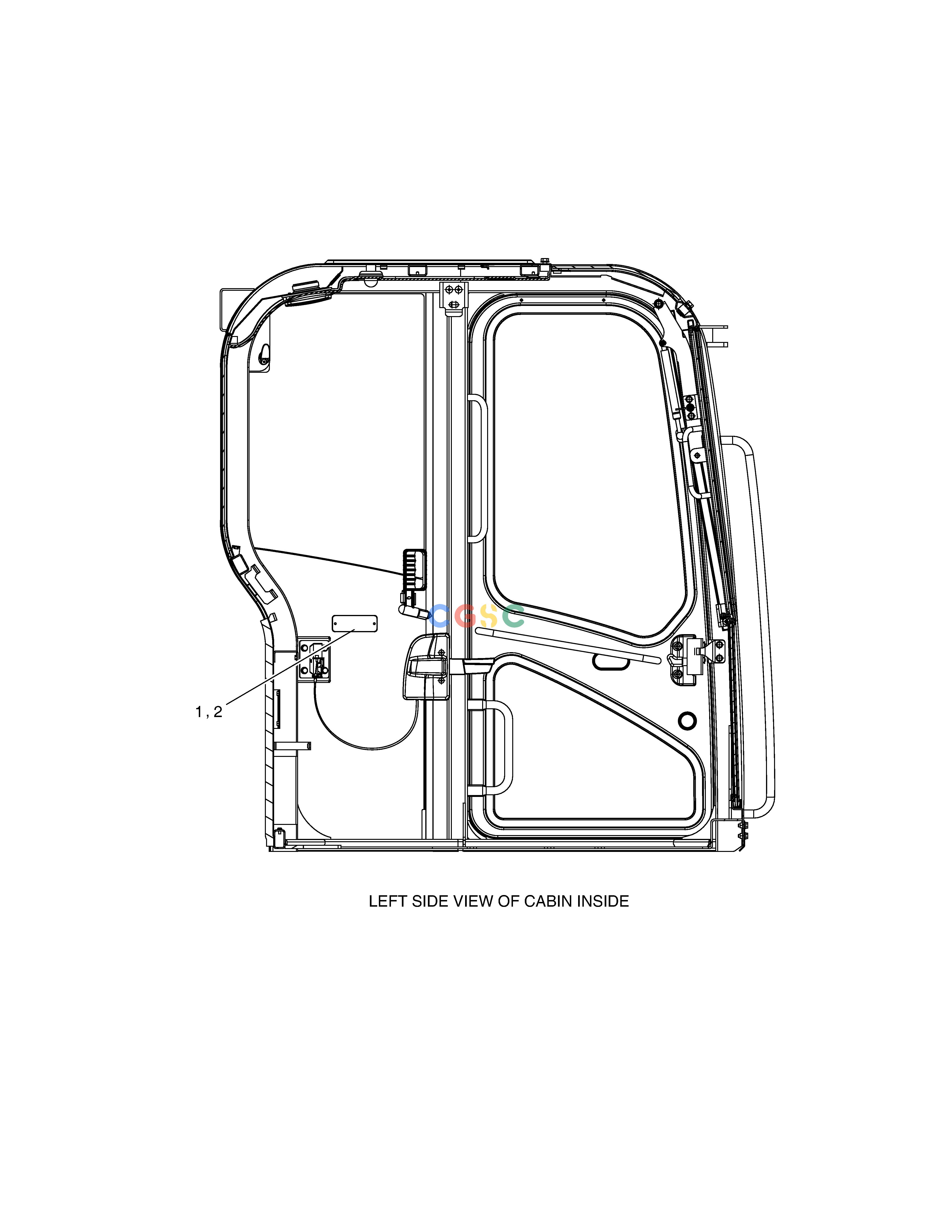 斗山零件查询DECAL - ROPS E80 Doosan parts catalog online