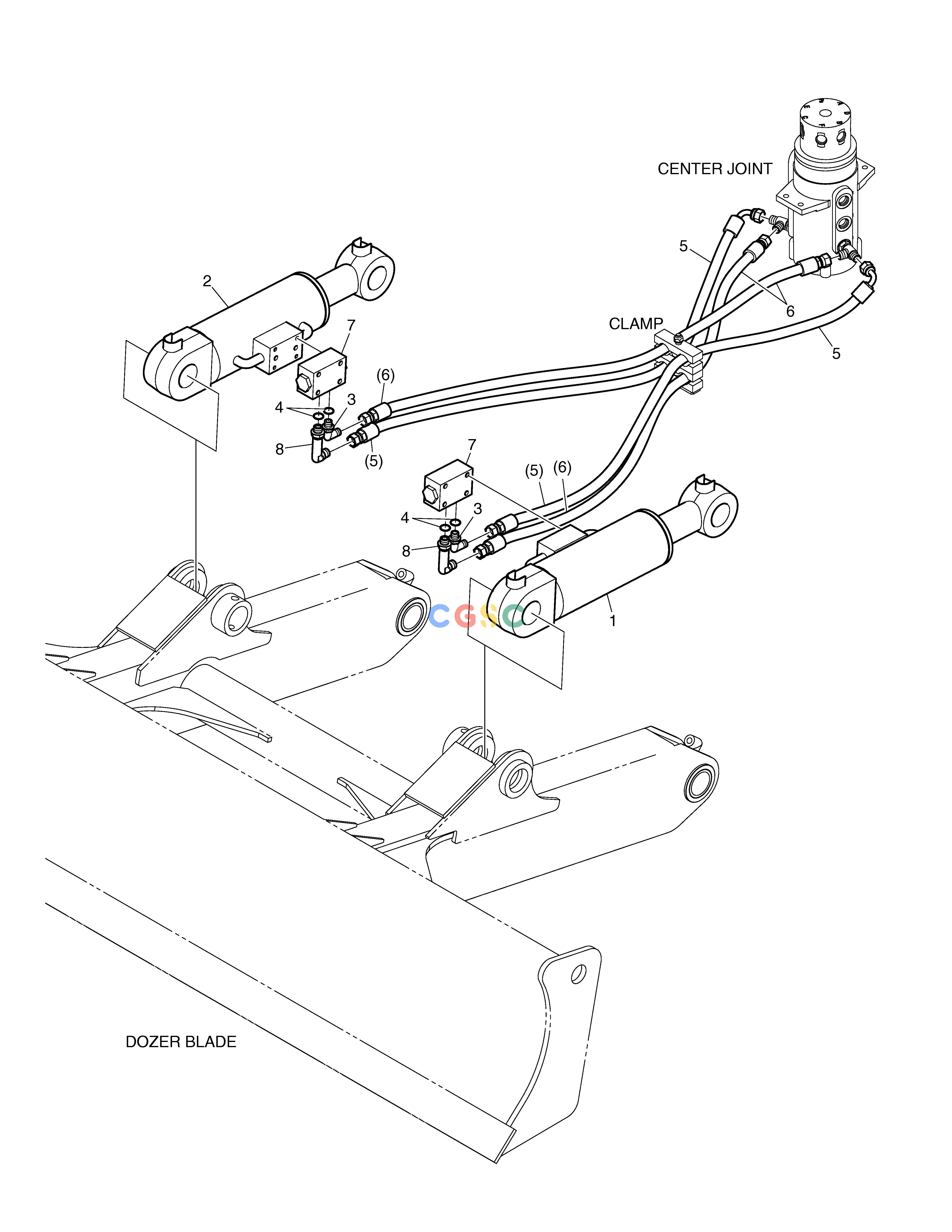 斗山零件查询DOZER PIPING - CHECK E80 Doosan parts catalog online