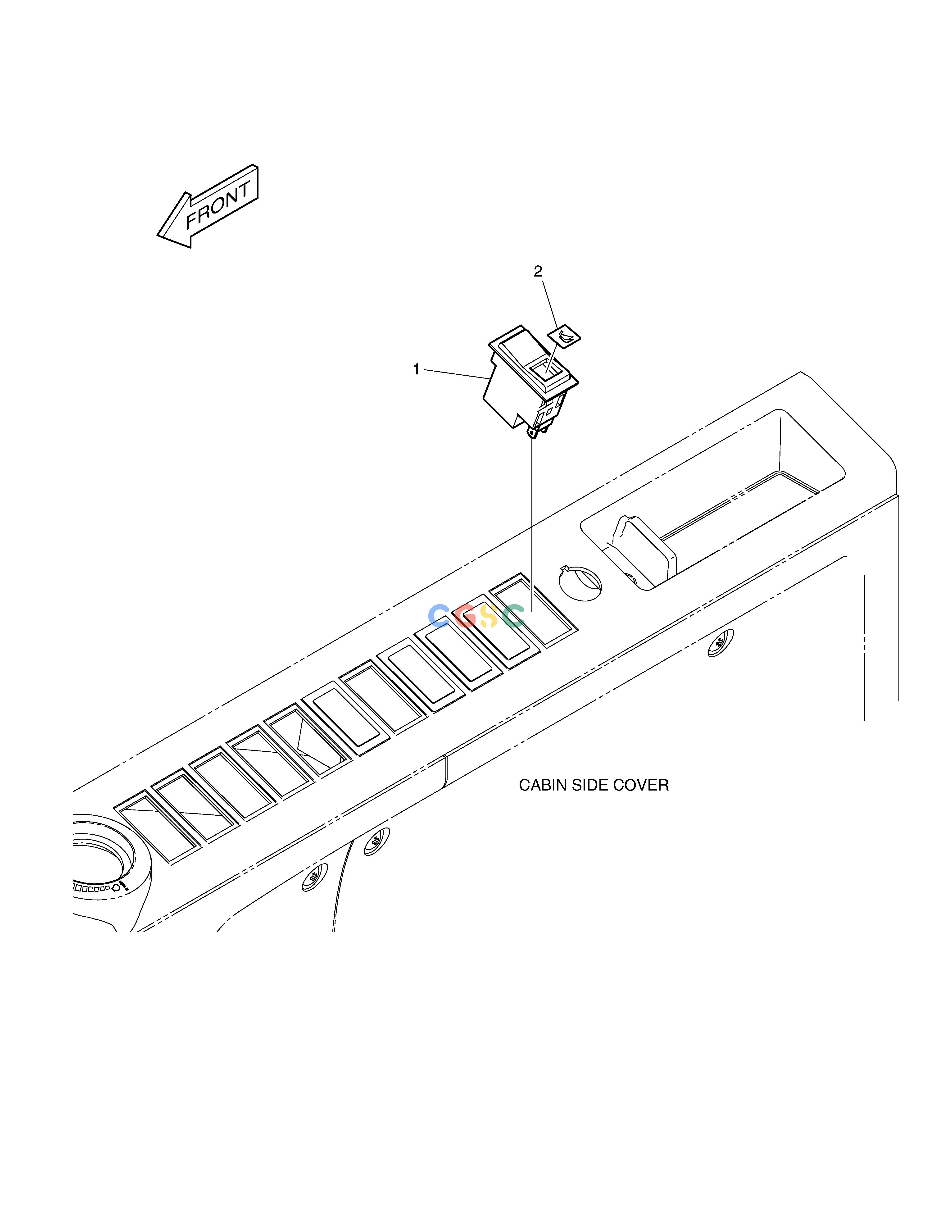 斗山零件查询QUICK CLAMP SWITCH E80 Doosan parts catalog online