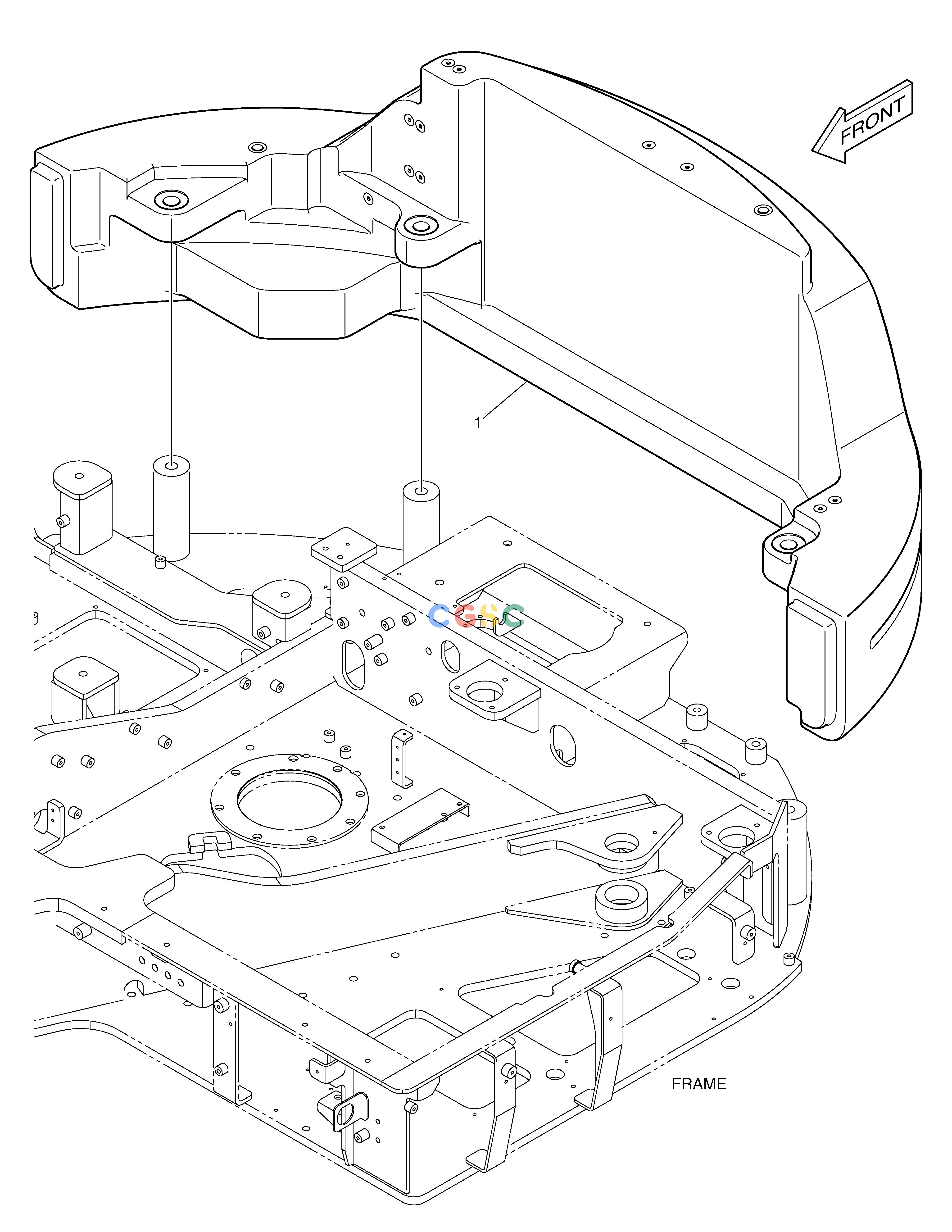 斗山零件查询COUNTER WEIGHT - ADD E80 Doosan parts catalog online