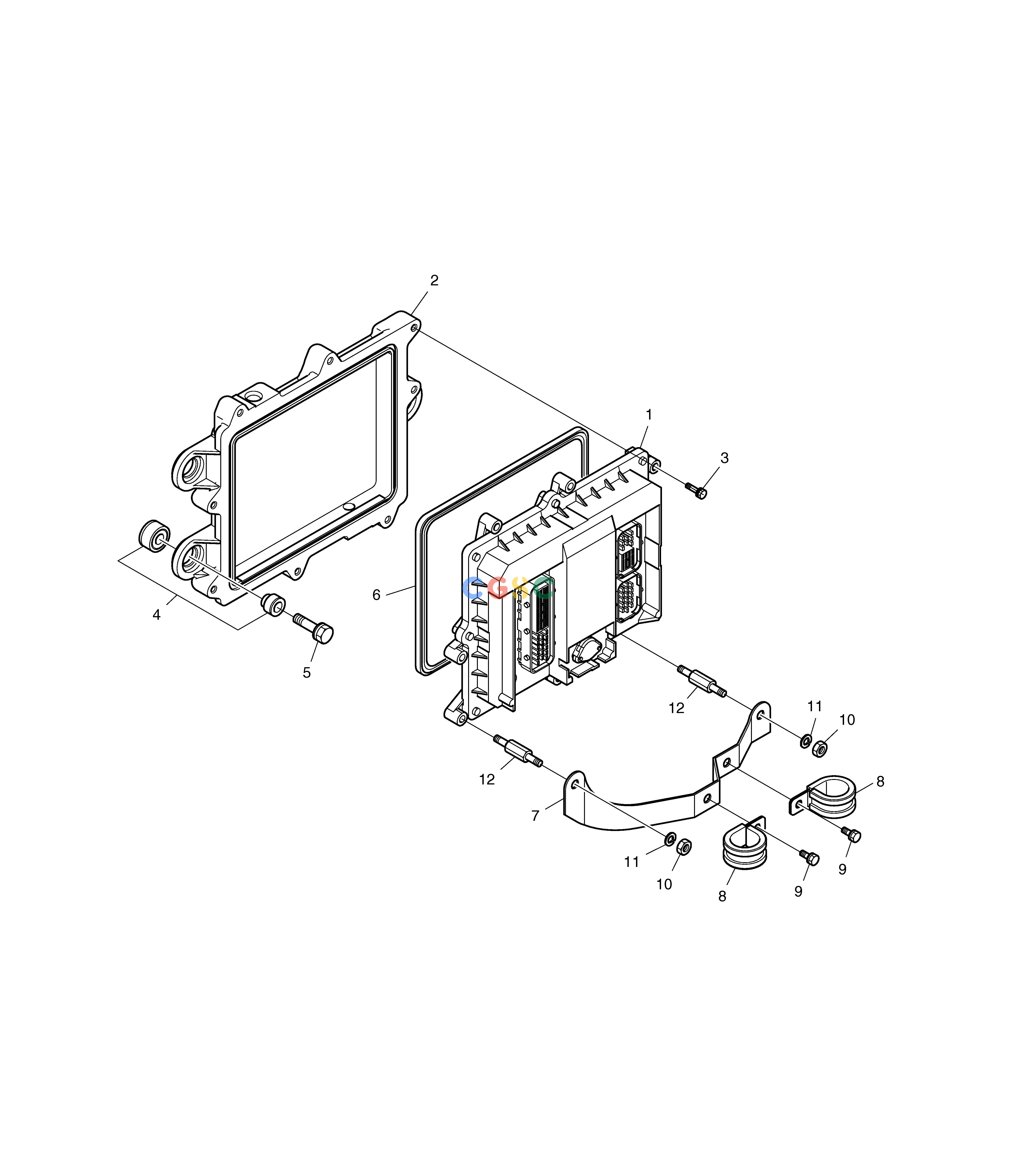 斗山零件查询ENGINE CONTROL DX225LC (S/N 5433~) Doosan parts catalog online