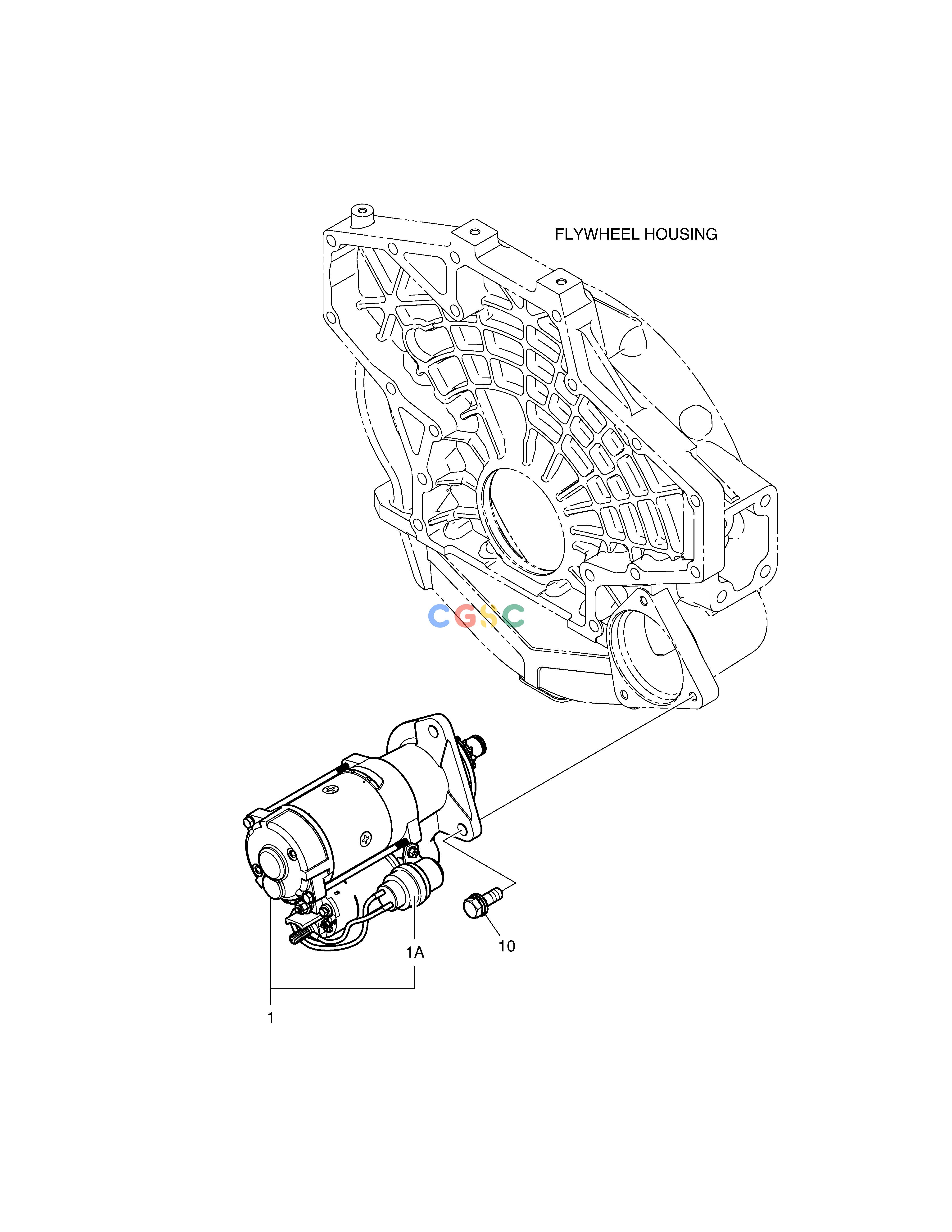 斗山零件查询STARTER DX225LC (S/N 5433~) Doosan parts catalog online