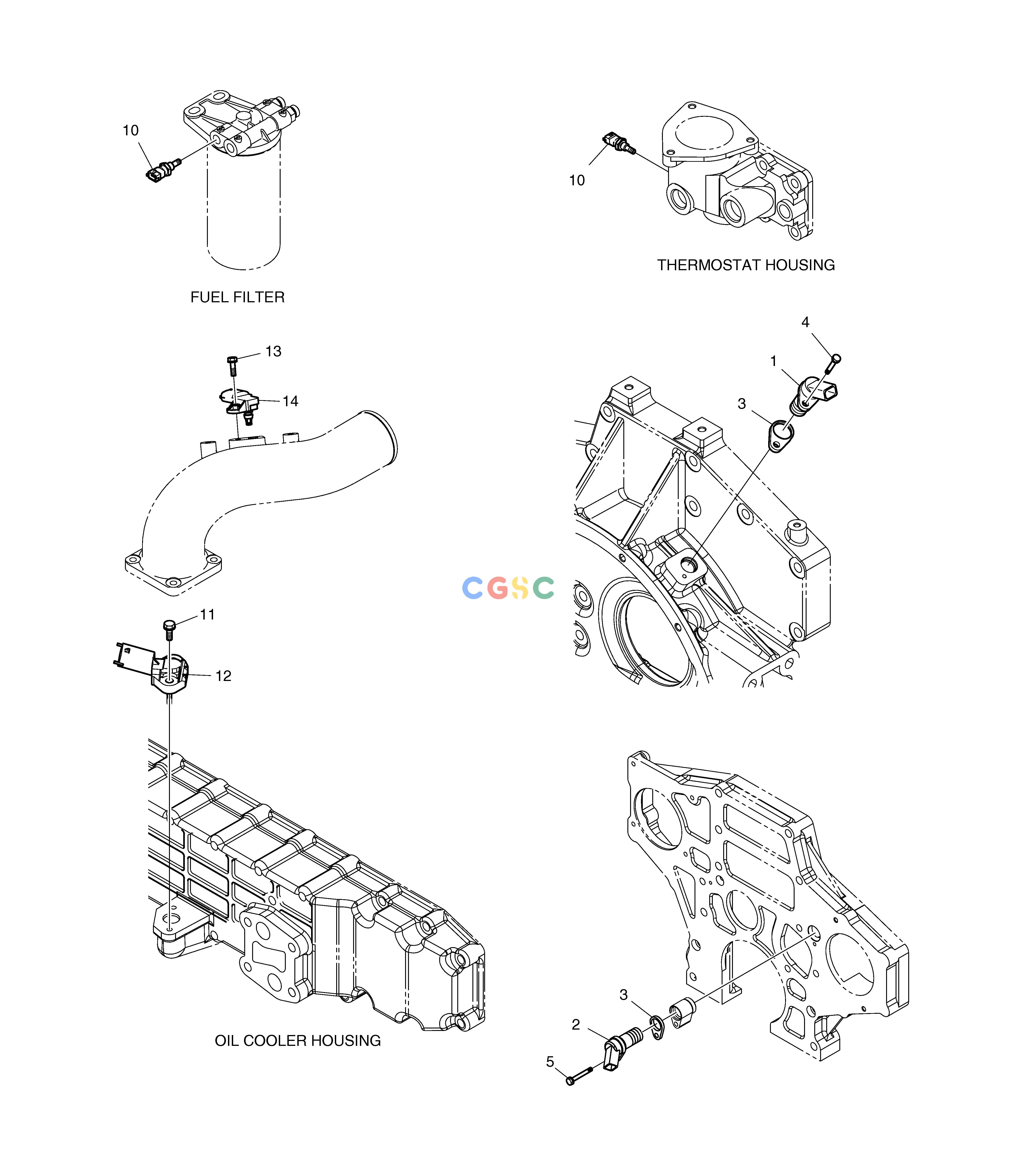 斗山零件查询SENSOR DX225LC (S/N 5433~) Doosan parts catalog online