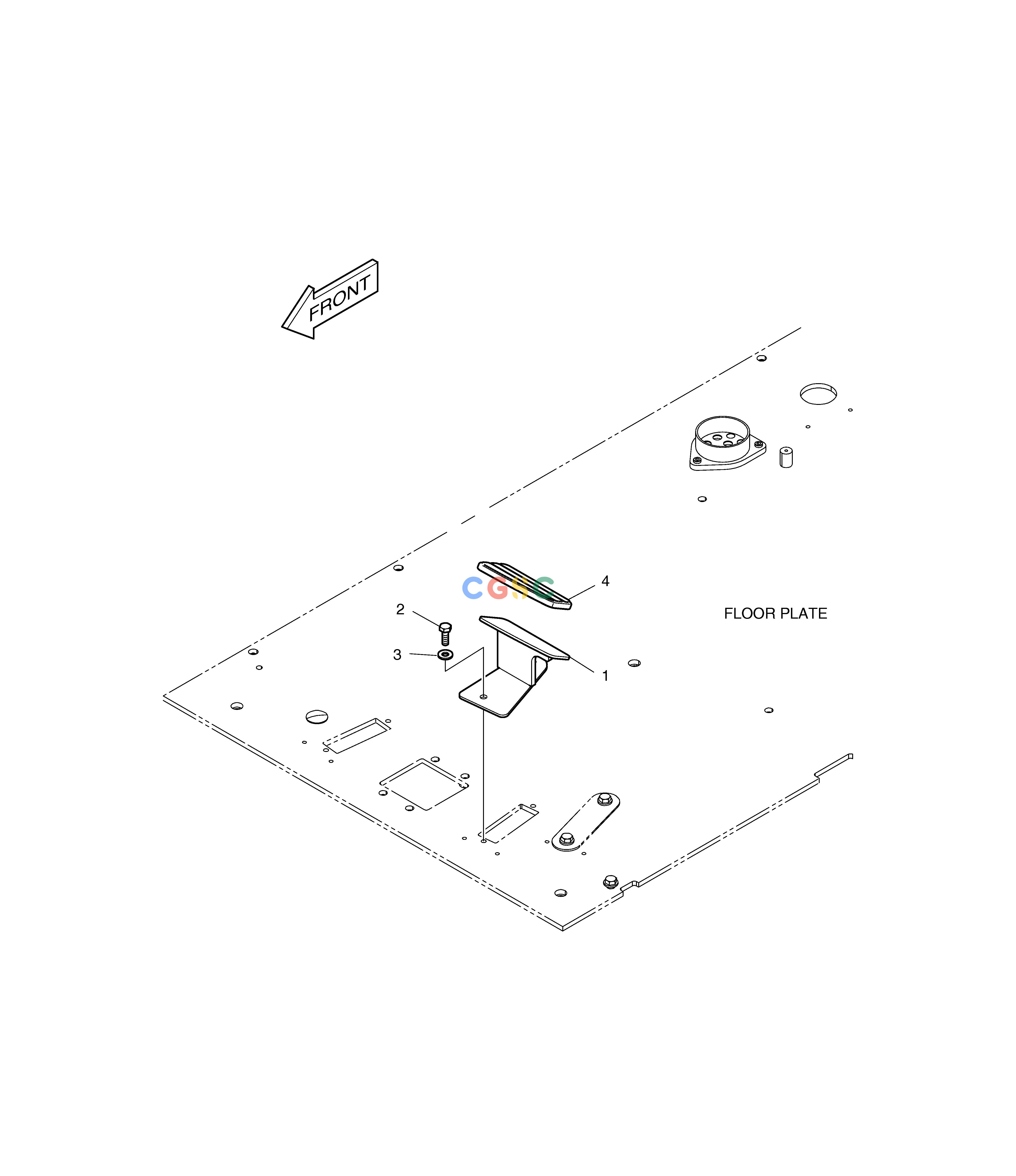 斗山零件查询FOOT REST - L.H. DX225LC (S/N 5433~) Doosan parts catalog online