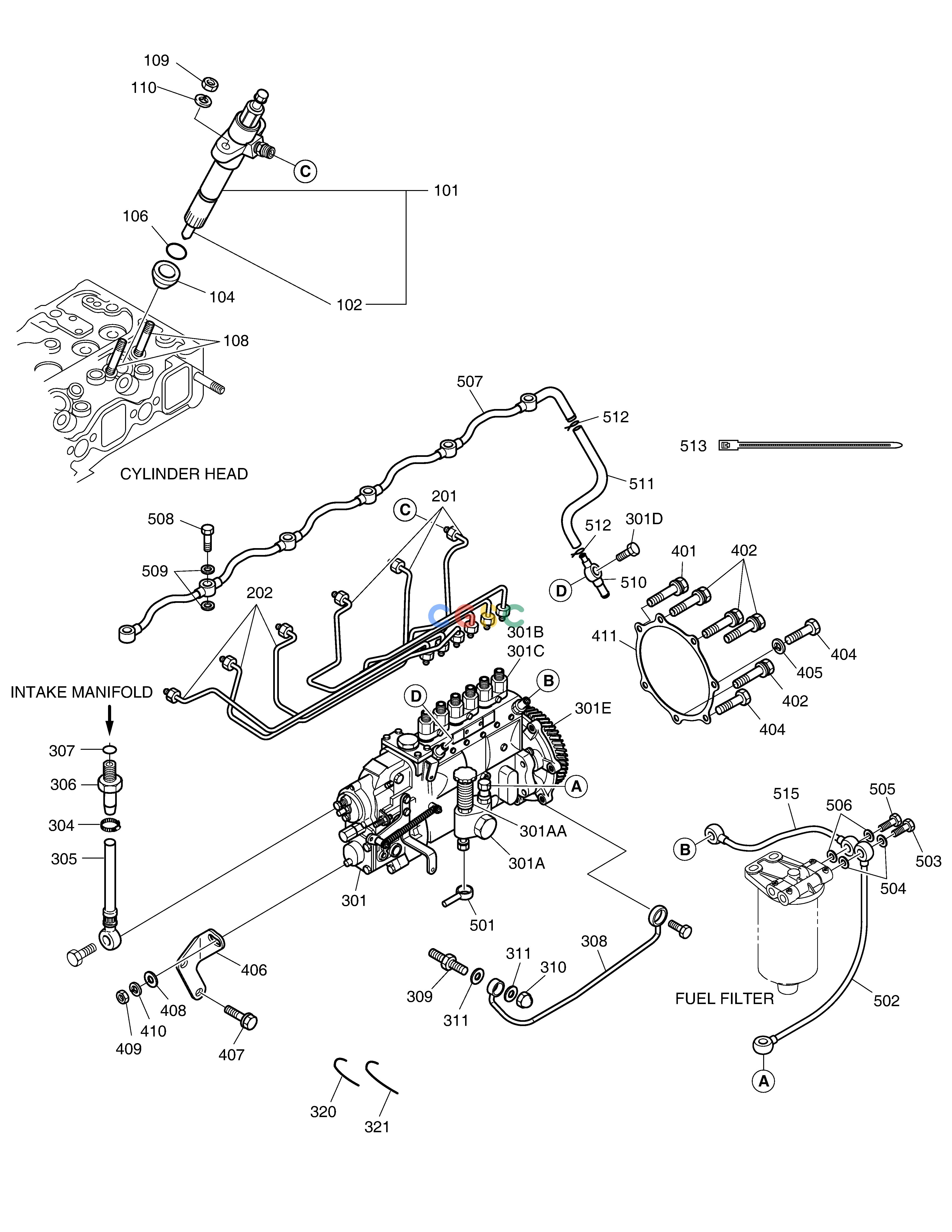 斗山零件查询FUEL SYSTEM DX220A / DX225LCA Doosan parts catalog online