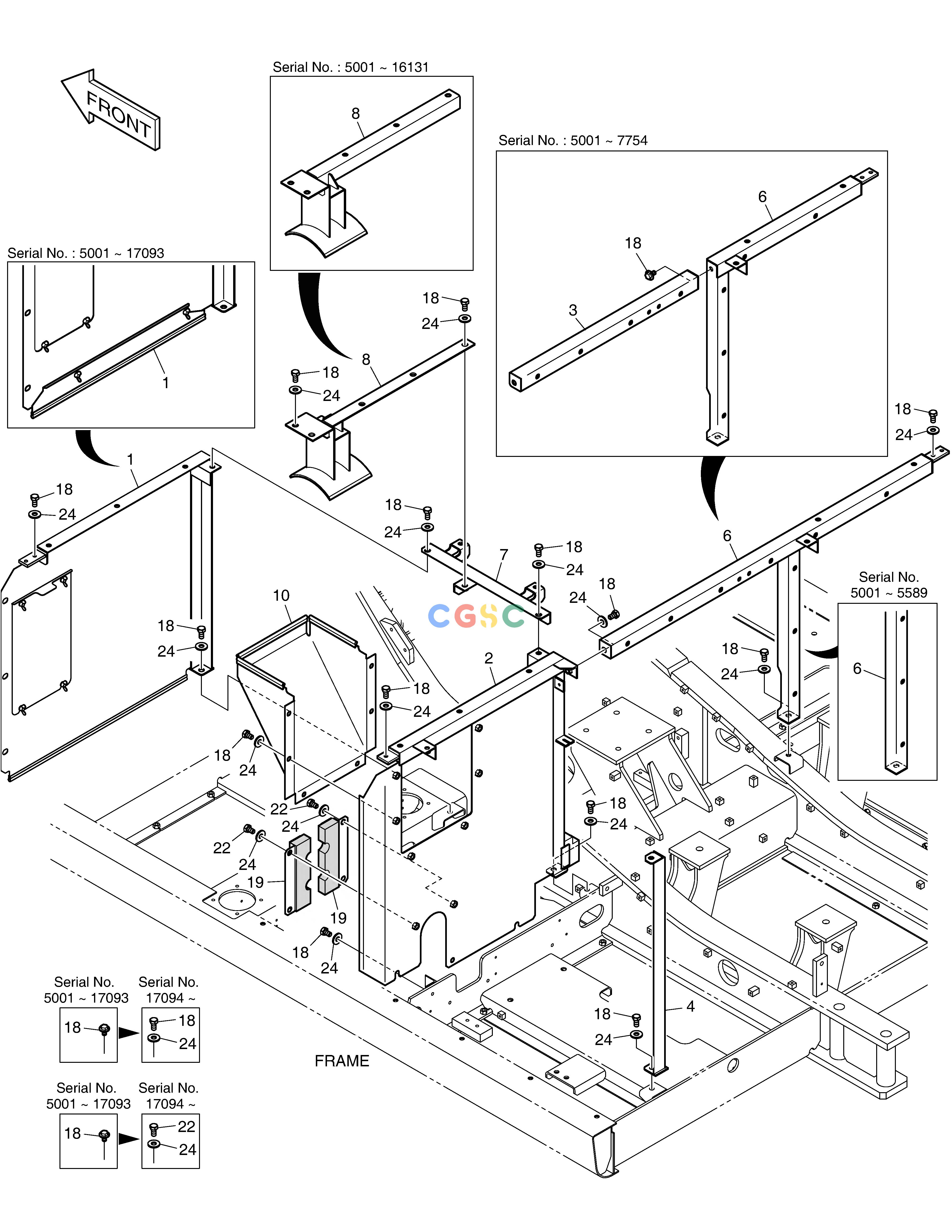 斗山零件查询SUPPORT DX220A / DX225LCA Doosan parts catalog online