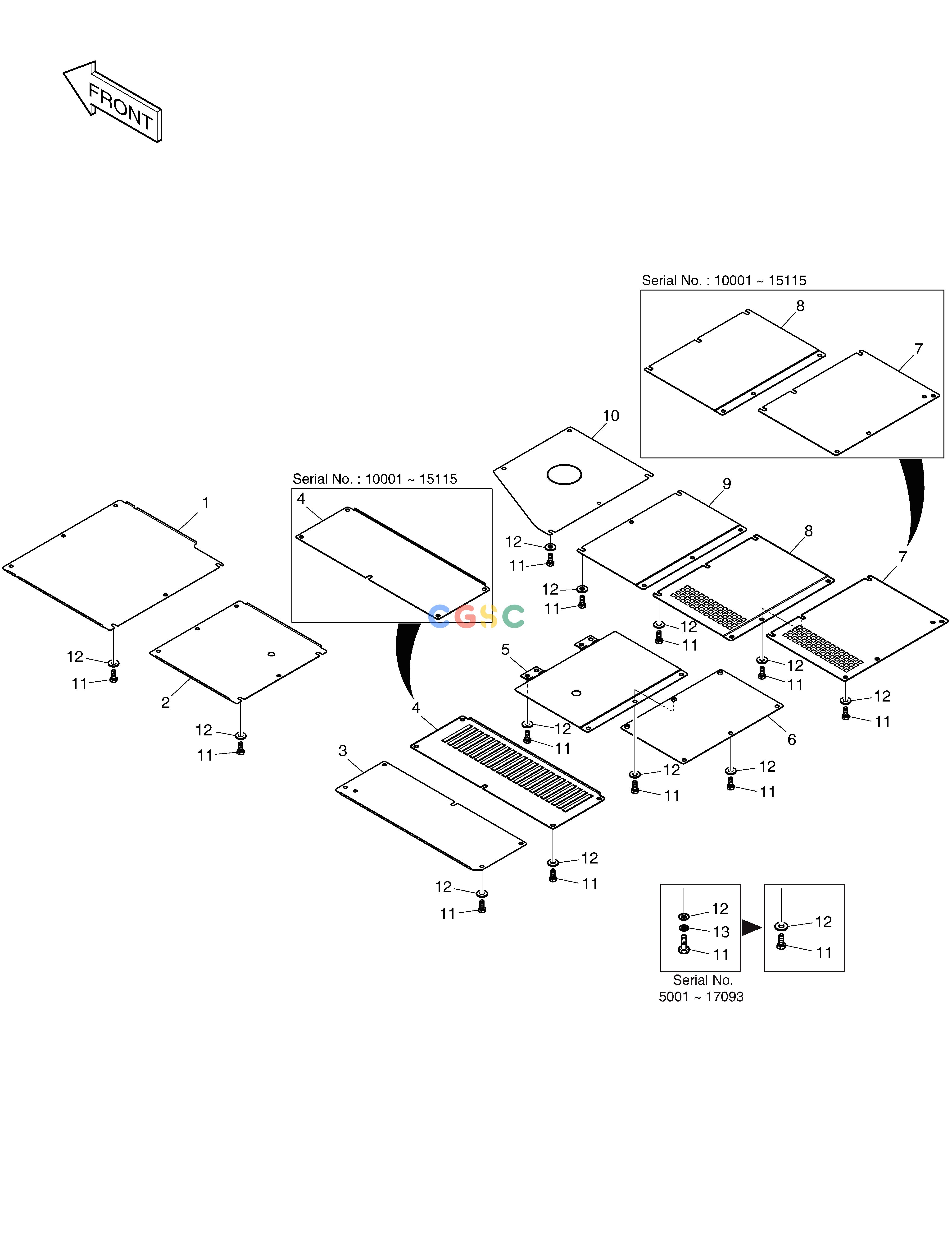 斗山零件查询UNDER COVER DX220A / DX225LCA Doosan parts catalog online