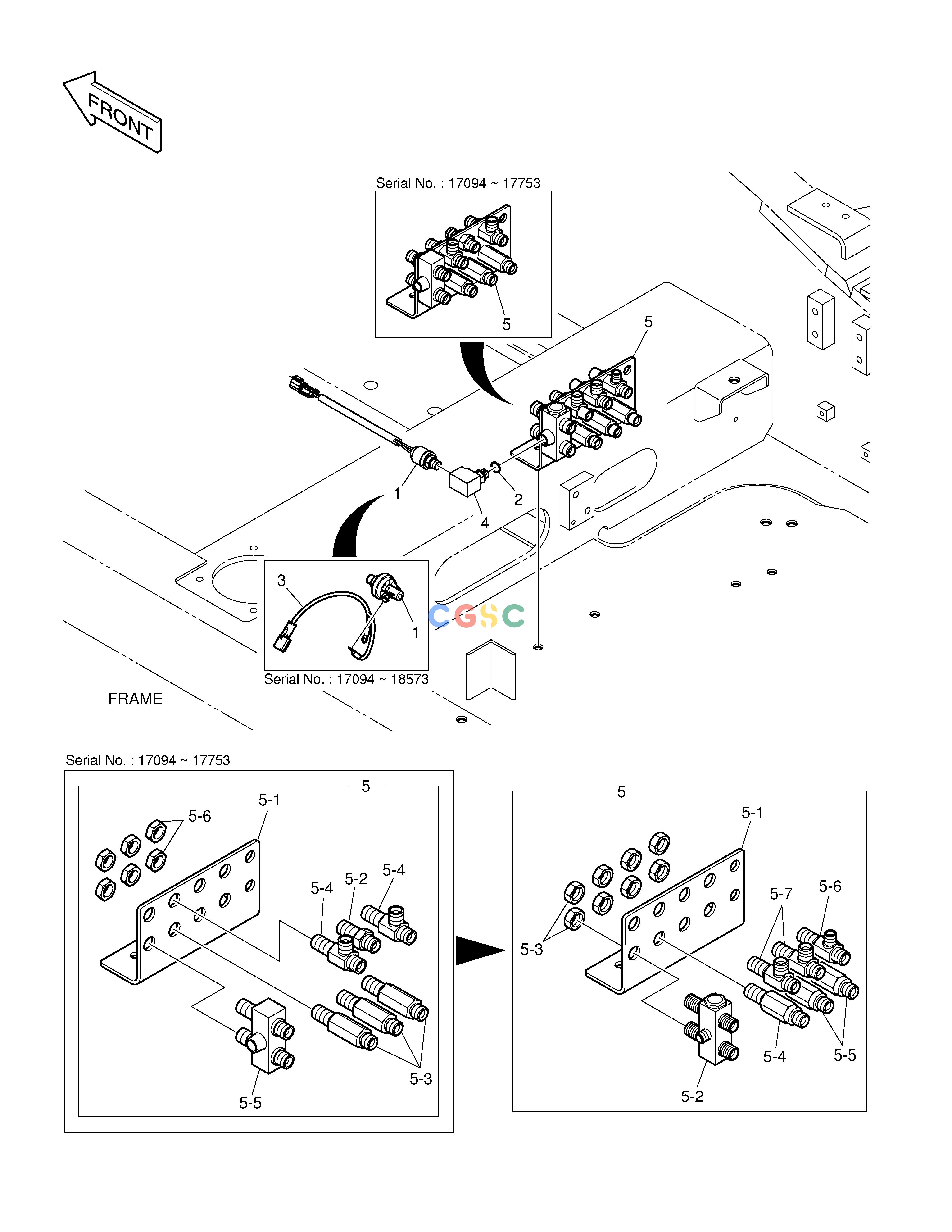 斗山零件查询SWING ALARM - NON TWO WAY DX220A / DX225LCA Doosan parts catalog online