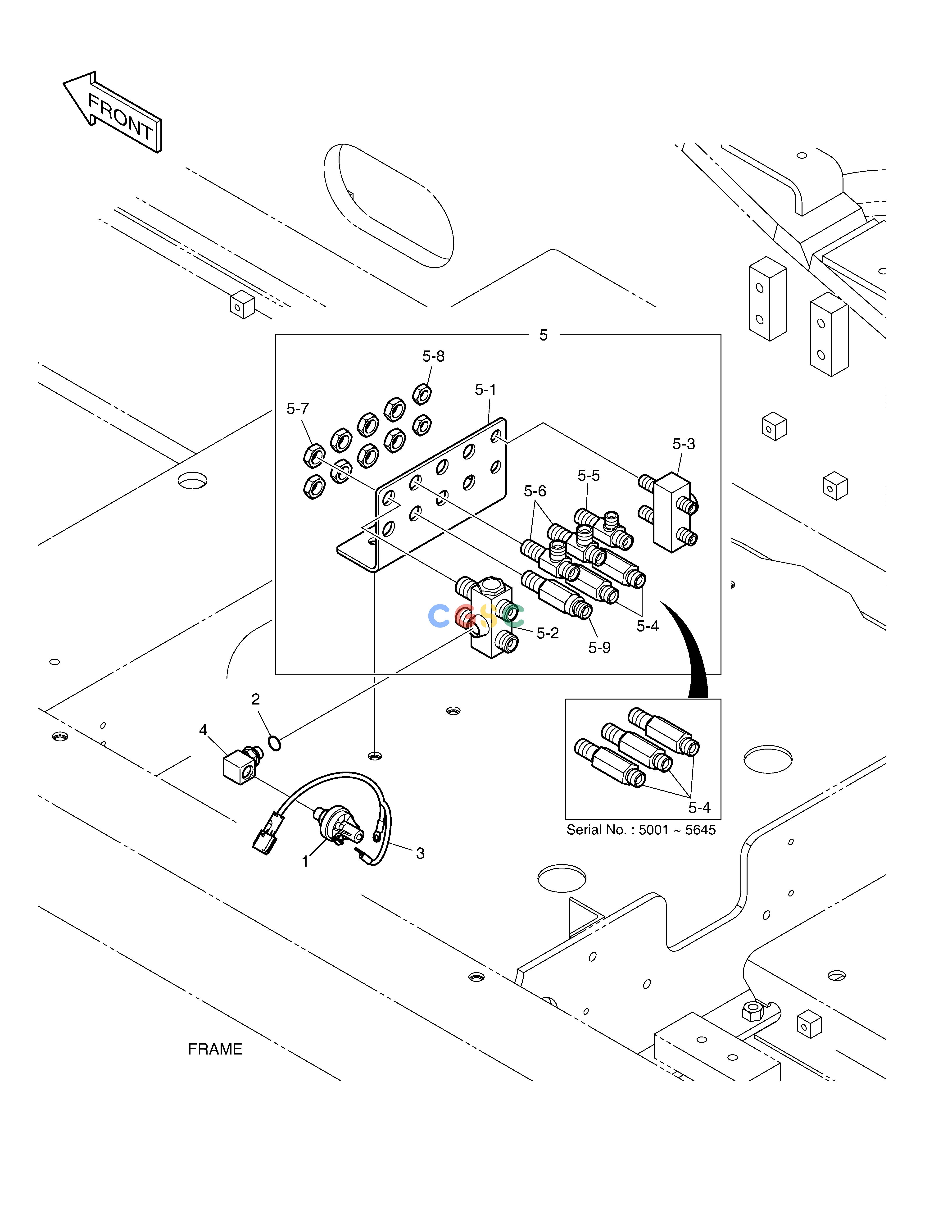 斗山零件查询SWING ALARM - ONE OR TWO WAY DX220A / DX225LCA Doosan parts catalog online