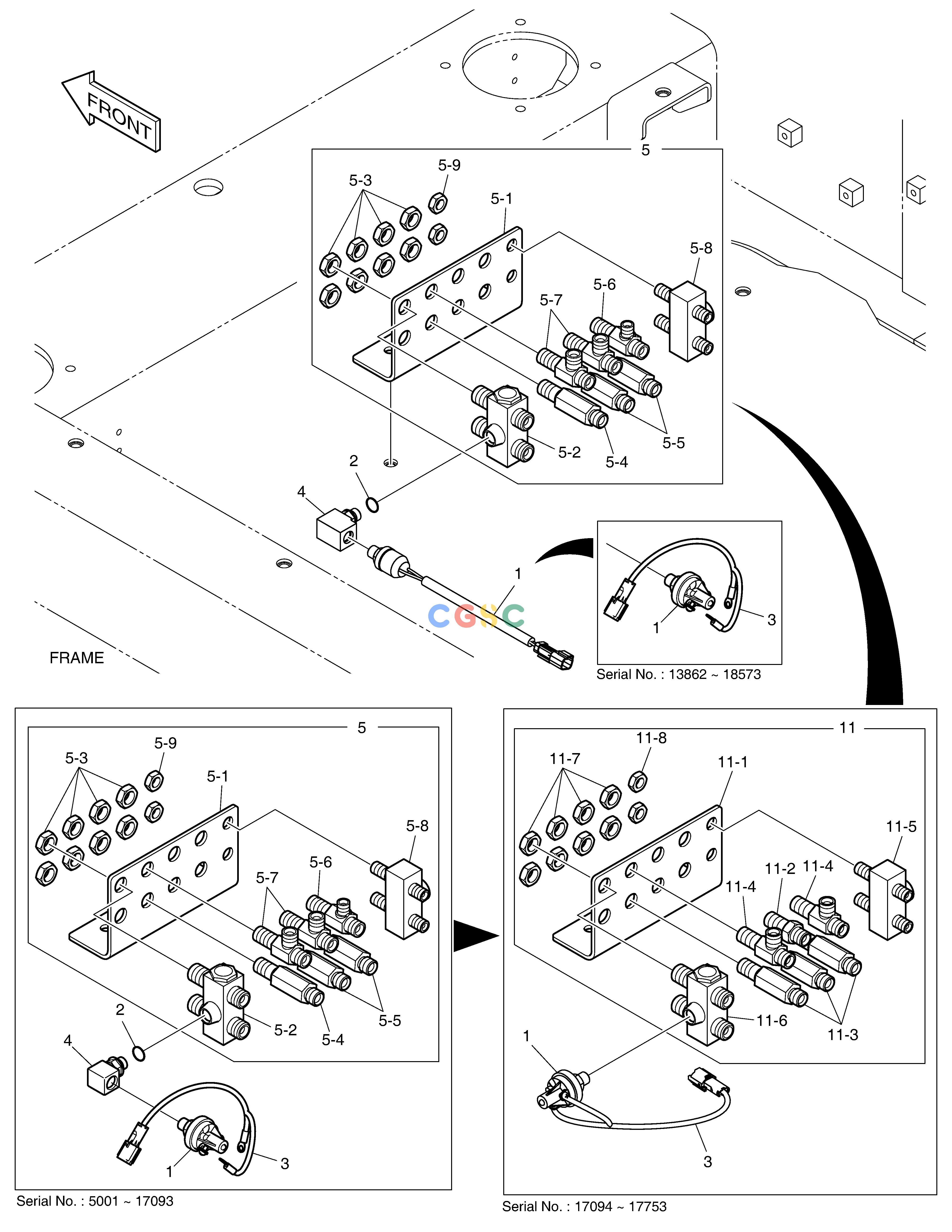 斗山零件查询SWING ALARM - TWO WAY DX220A / DX225LCA Doosan parts catalog online
