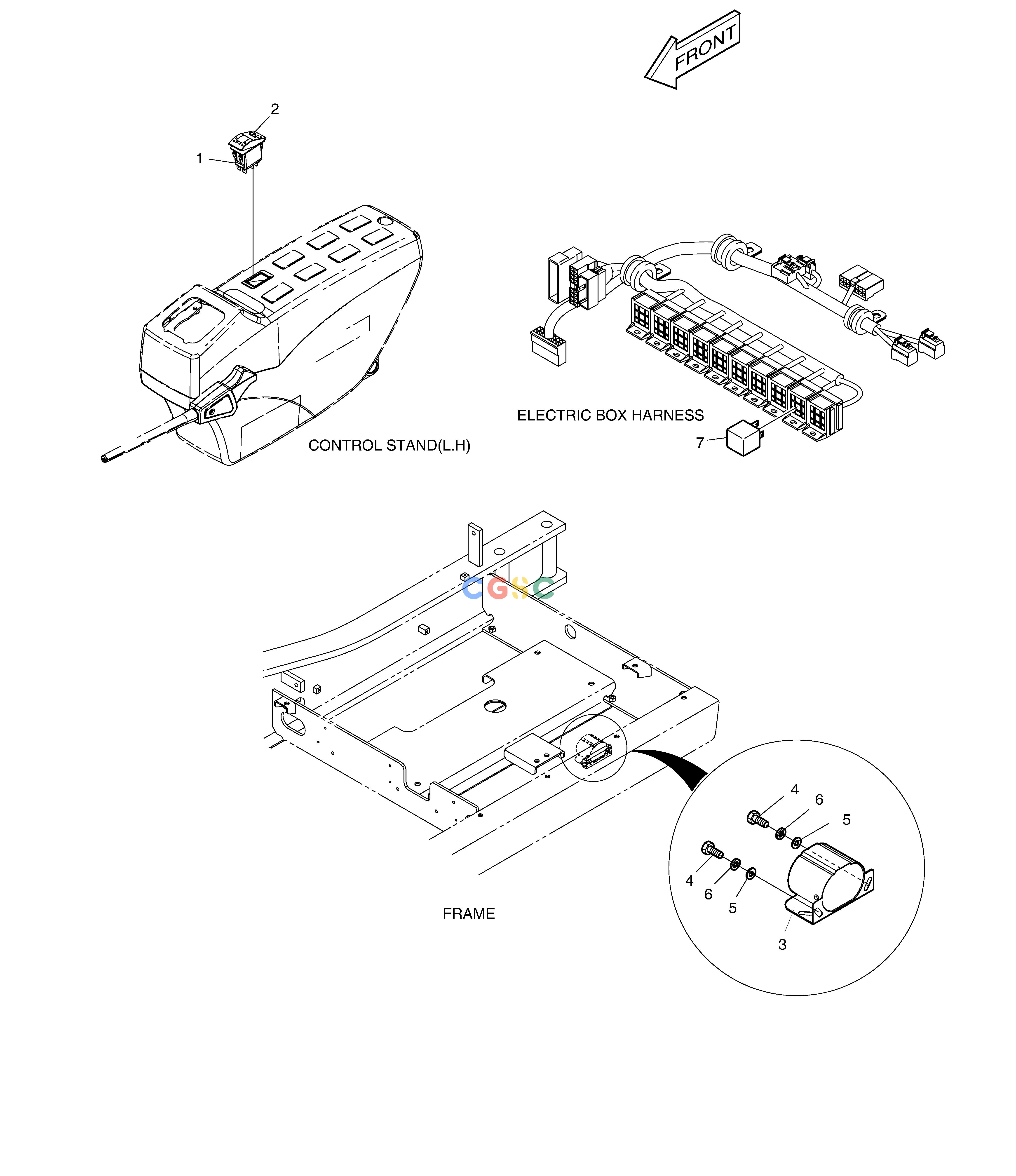 斗山零件查询TRAVEL ALARM DX220A / DX225LCA Doosan parts catalog online