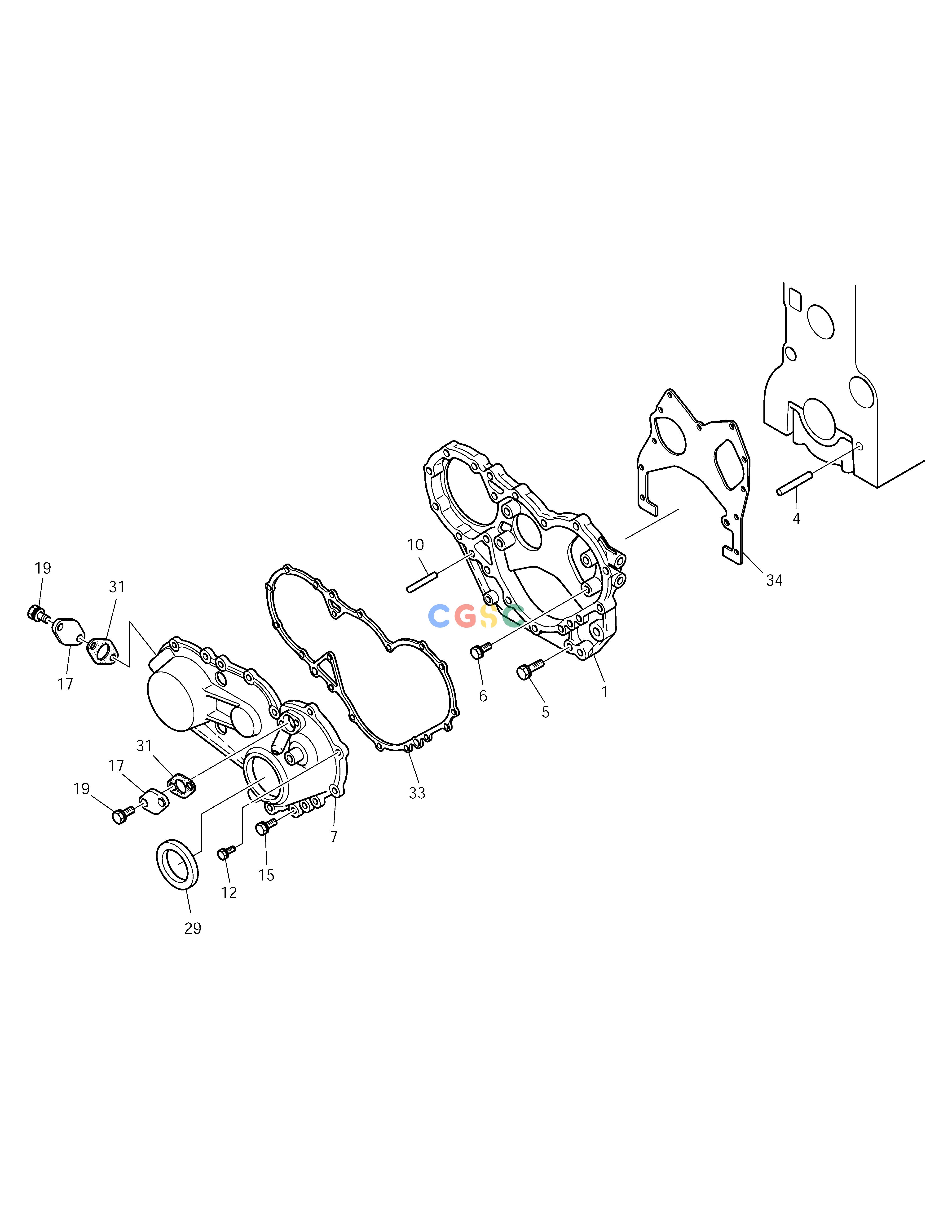 斗山零件查询TIMING GEAR CASE SOLAR 155LC-V Doosan parts catalog online